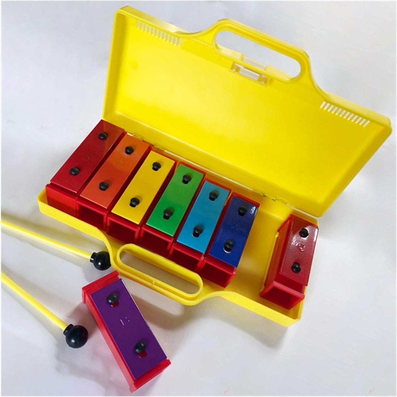 Percussion Chime Bar Set 8 Note Resonator Bell Xylophone Instrument Sound Sensory Toy