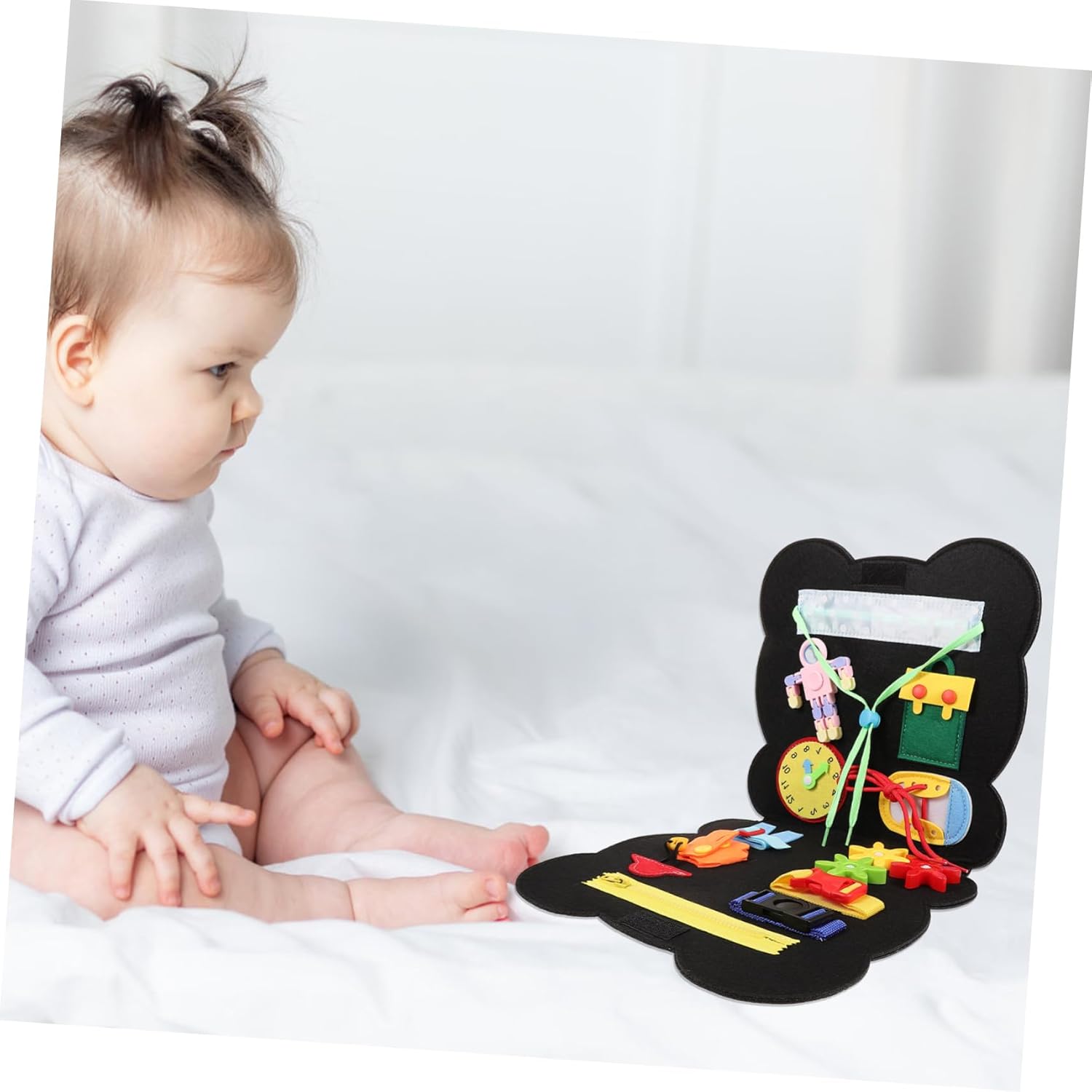 Sensory Board, Panda Design, Fashionable Busy Board, Early