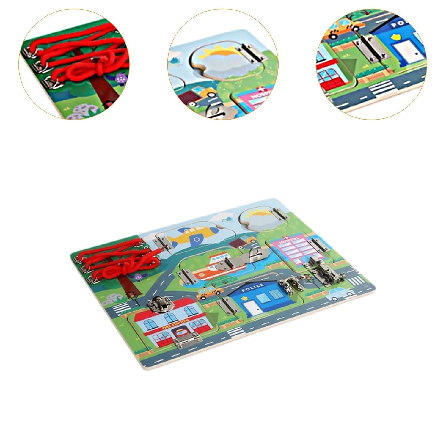 THE STYLE SUTRA Busy Board Sensory Toys for Children 2 3 4 5 Years Old Boys Girls