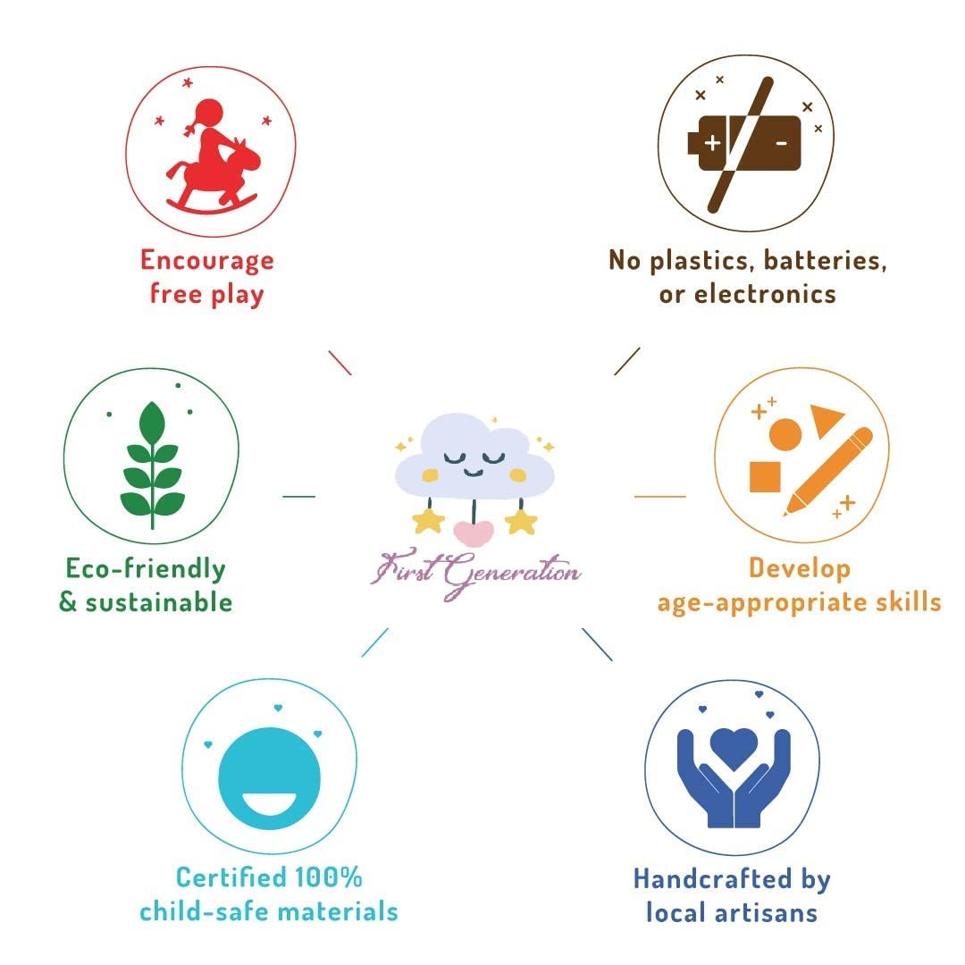 First Generation Wooden Lacing Blue Whale Threading Toys for 2 3 4 5 Years Old Toddlers Baby Kids Boys.