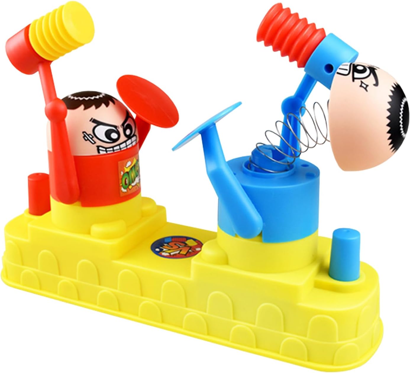 Fidtoy BattleBots Stress Relief Challenge Robot Boxing Tabletop Game for Kids Family Interactive Reaction Toy