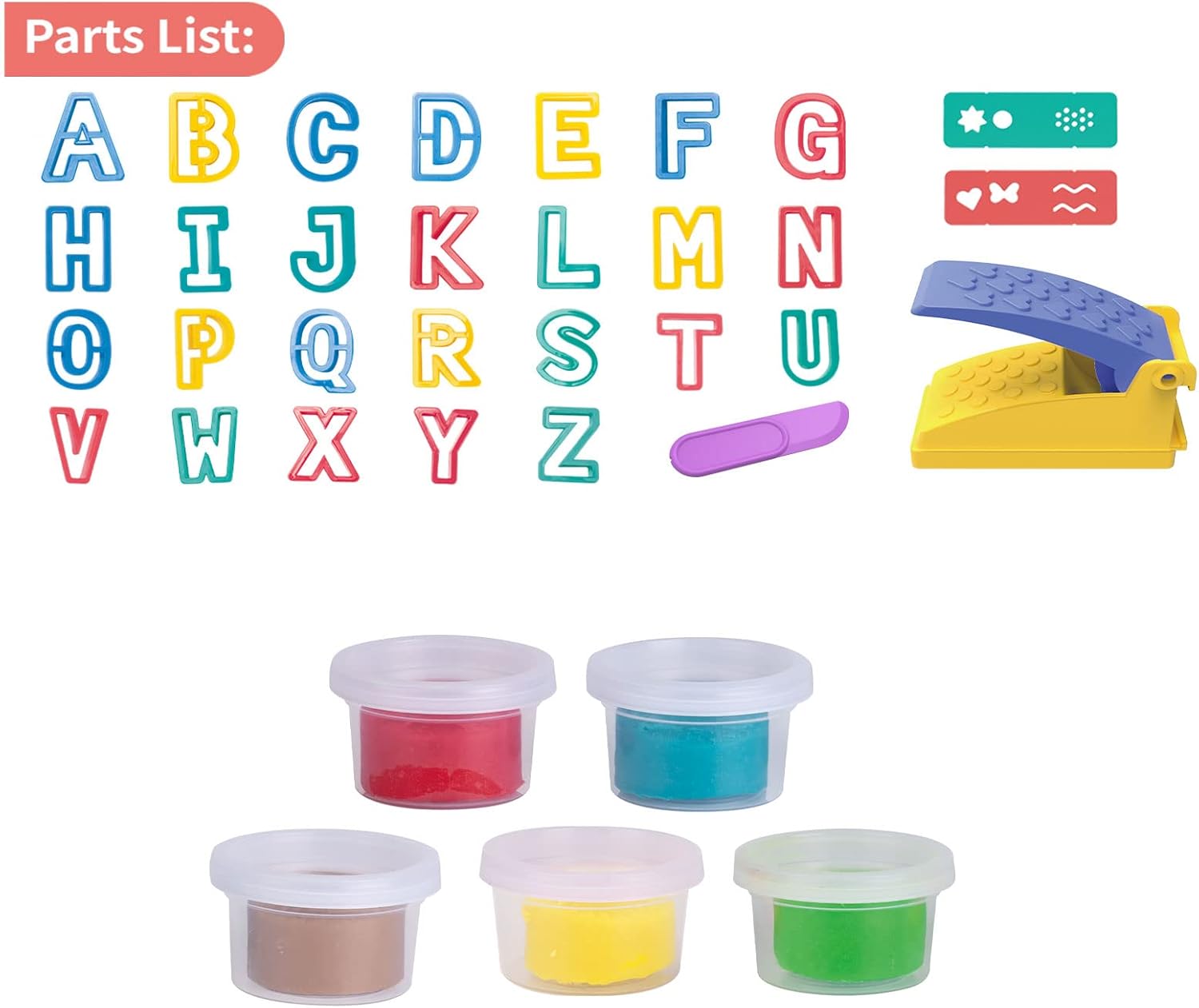 Kit de Masa Blanda para Aprender el Alfabeto - 23B