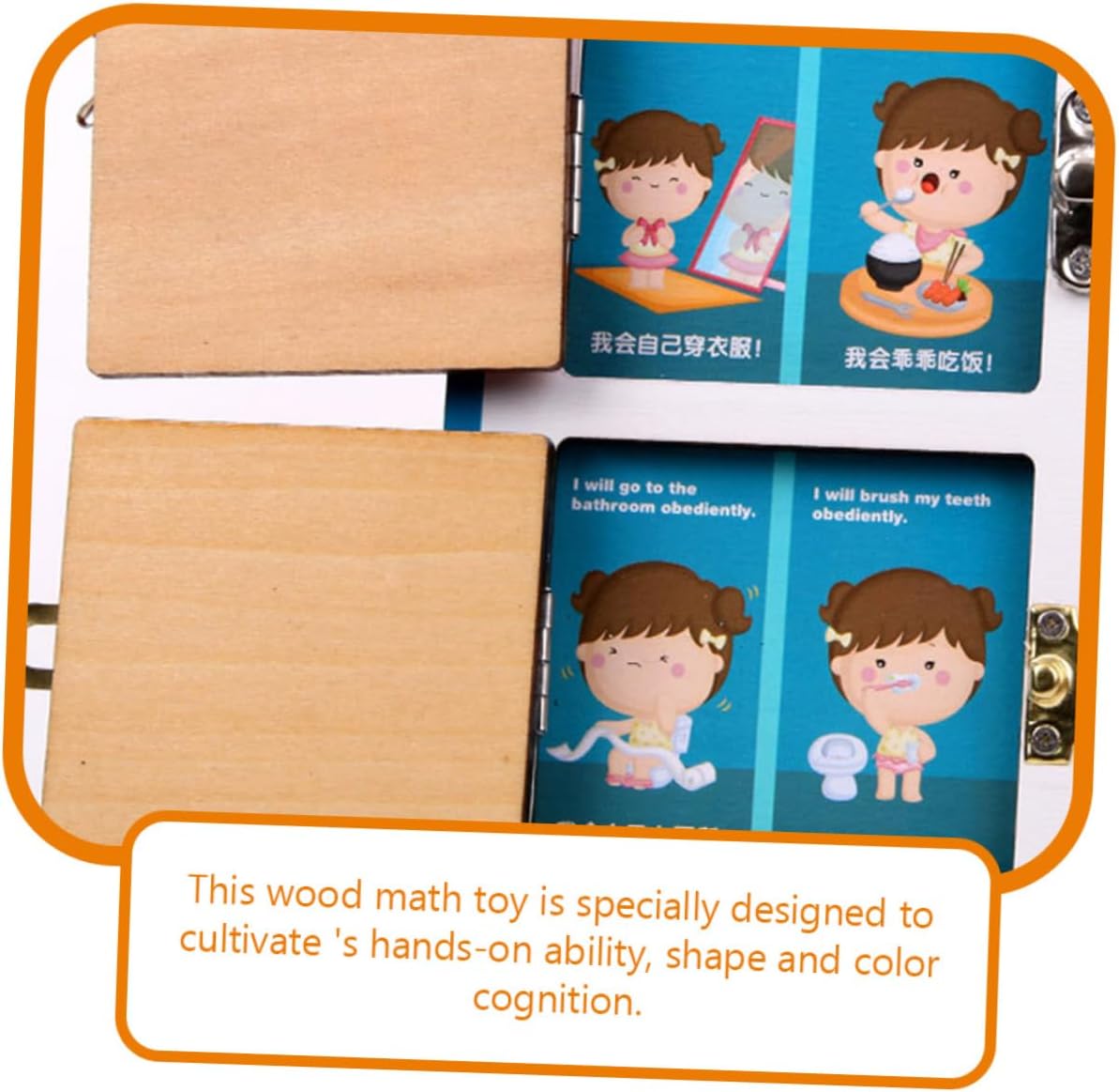 DECHOUS Giocattolo per Apprendimento della Matematica in Legno Giocattolo per Addizione e Sottrazione Educativo per Sviluppo Intelligenza