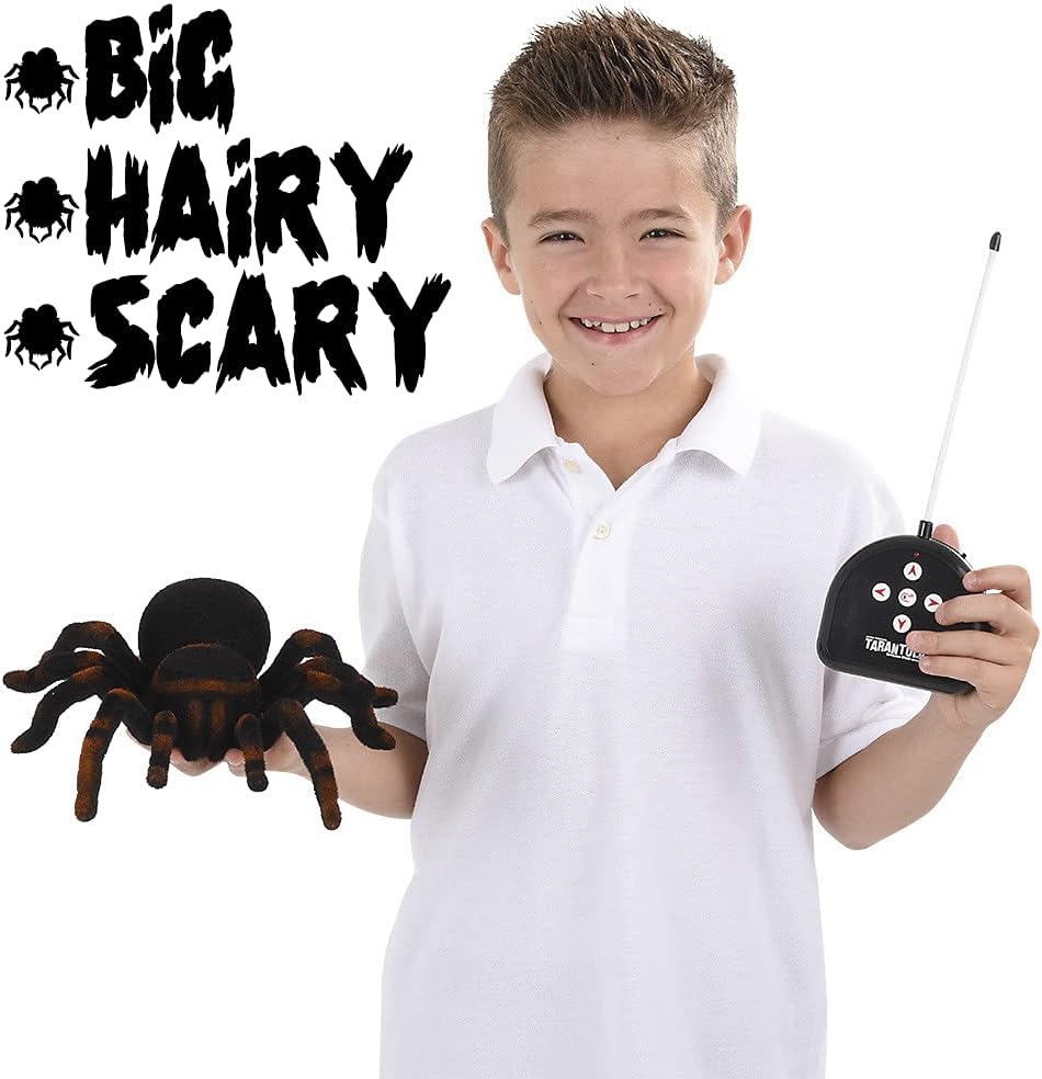 Fidtoy Jouet Araignée Tarentule Télécommandée – Araignée réaliste qui bouge pour enfants de 8 ans et plus