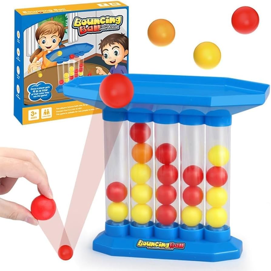 Jeu de Table Fidtoy Bounce Ball pour Enfants et Famille
