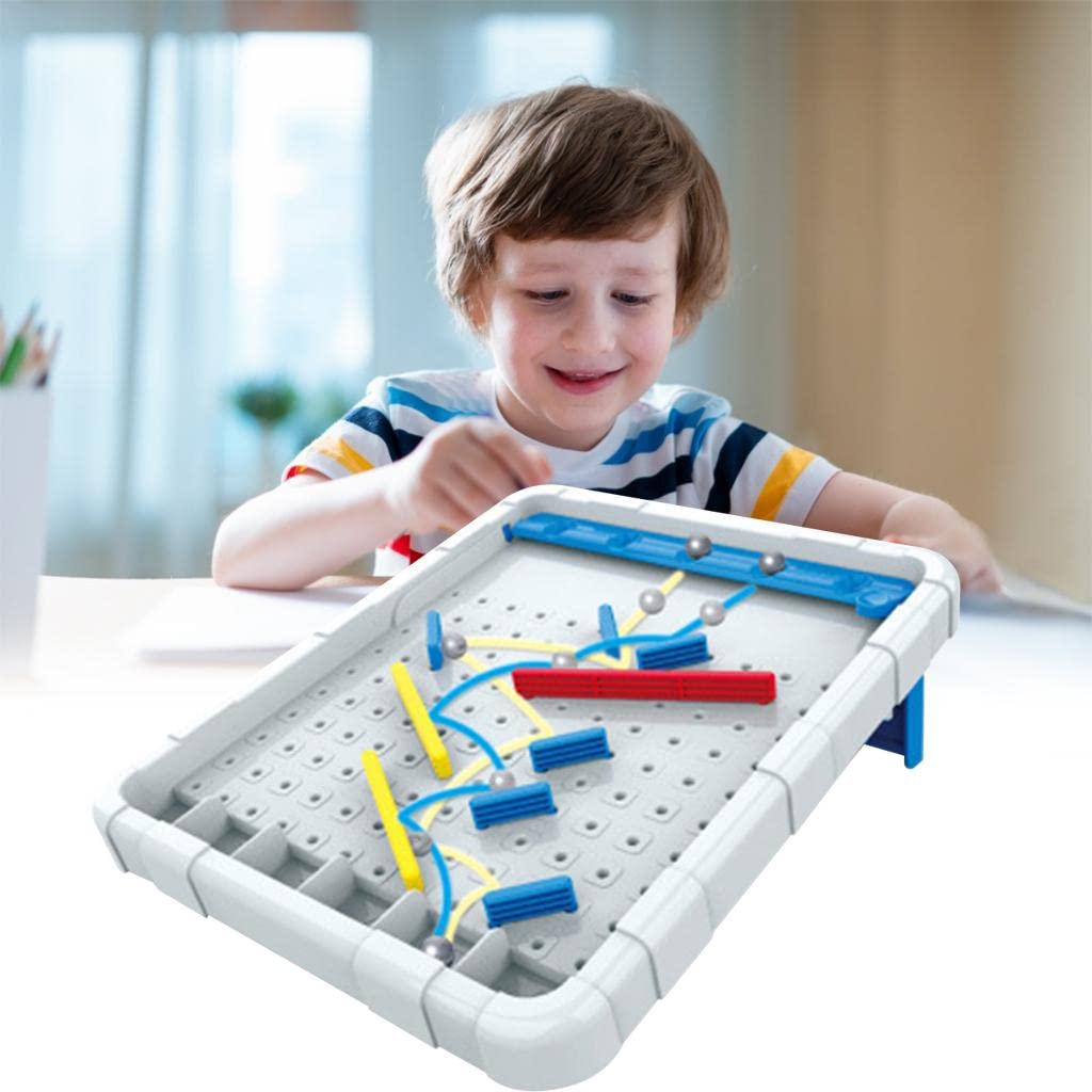 Fidtoy Gravity Ball Maze Puzzle Board Game for Kids 40 Challenge Cards Logic Route Toy Age 6+