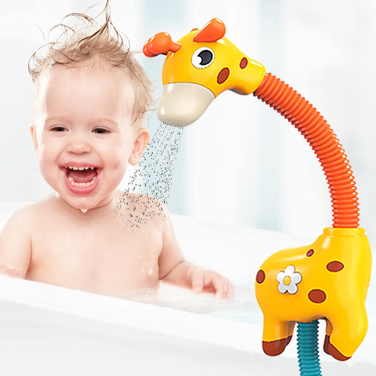 Little Bado Giraffe Water Jet Sprinkler – Interactive Bath Toy for Toddlers