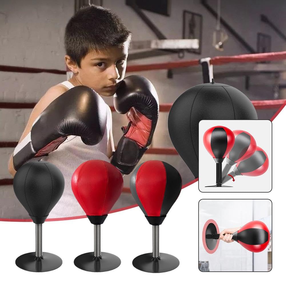 Fidtoy Tabletop Boxing Bag – Suction Cup Punching Bag for Desk Use
