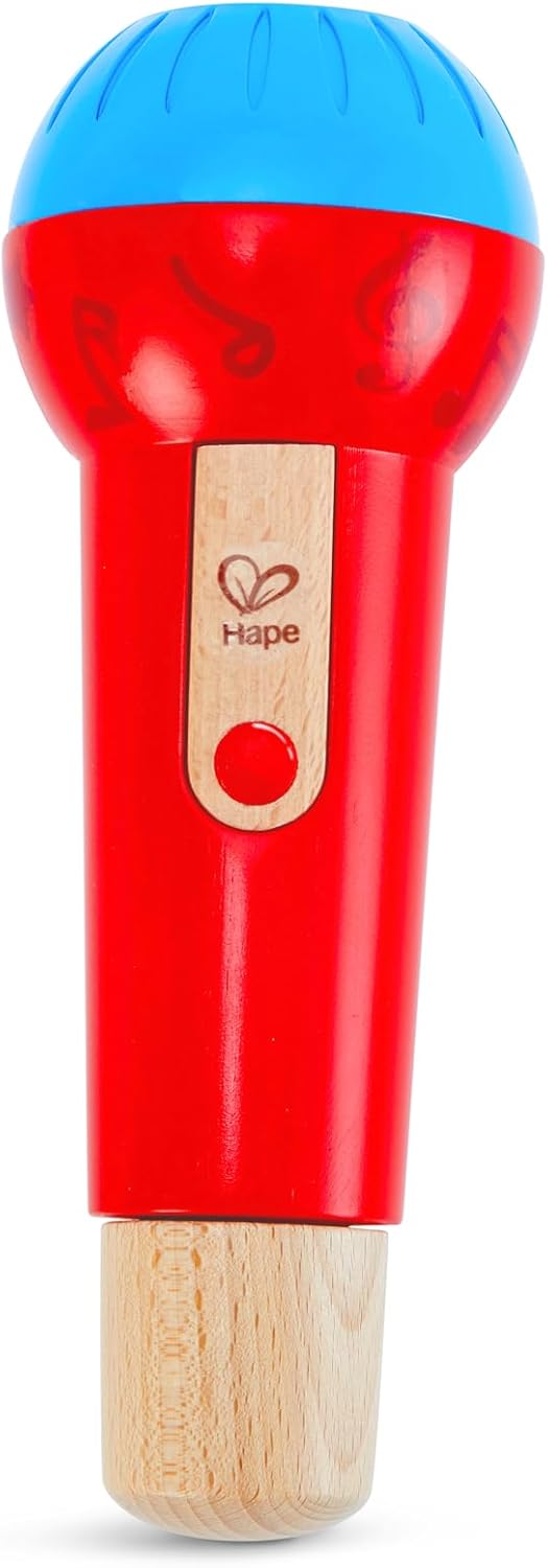 Micrófono de juguete Fidtoy Echo para niños pequeños, juguete musical para cantar