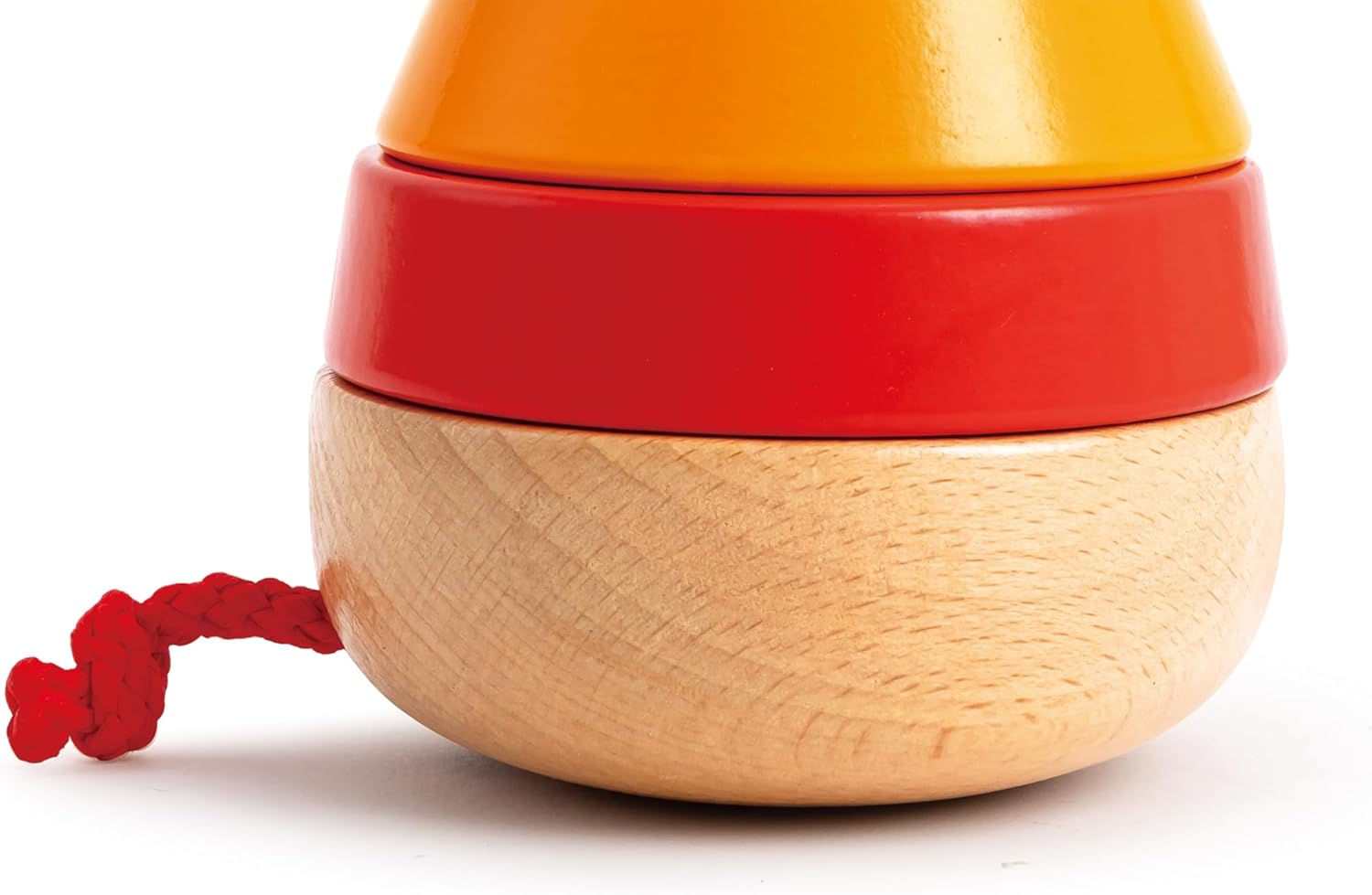 Fidtoy Wooden Puppy Stacking Toy with Sound for Toddlers