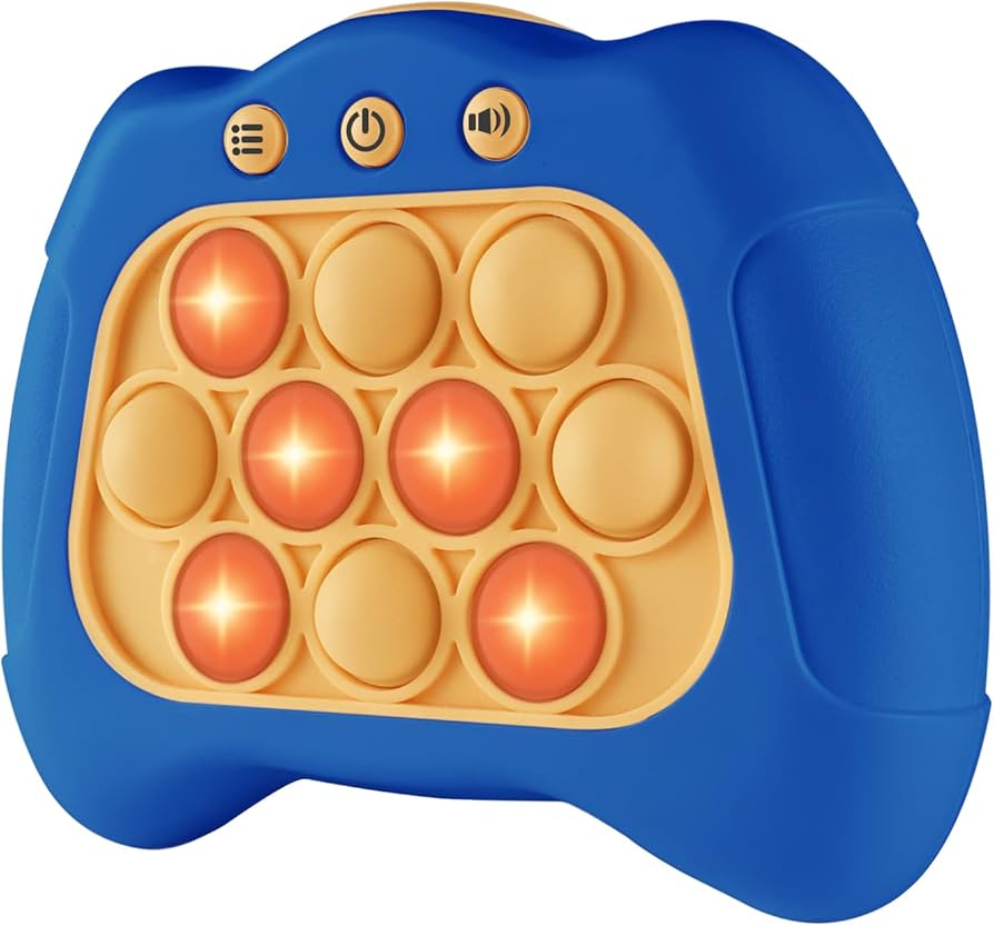 Console de jeu Fidtoy Pop It – Jouet sensoriel lumineux portable pour enfants de 3 ans et plus