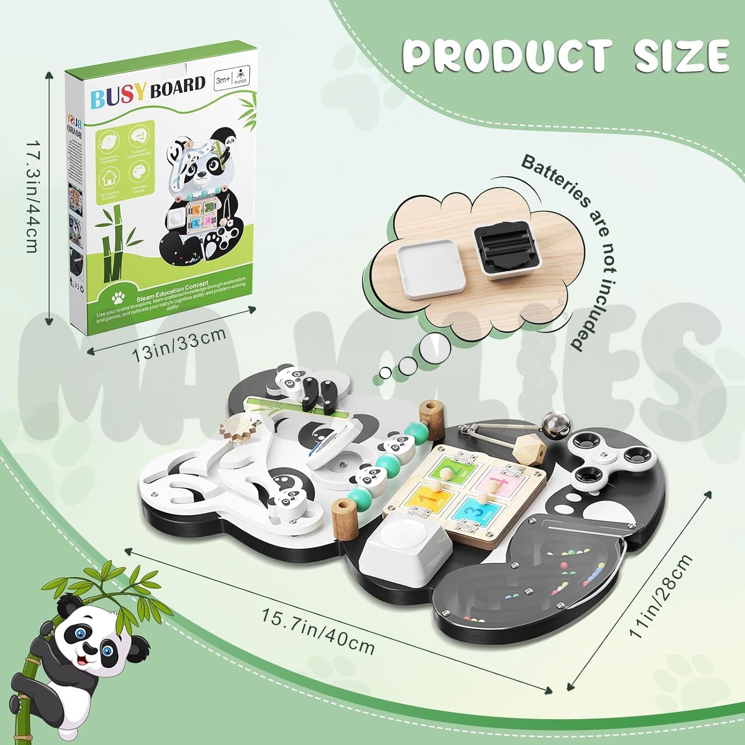 Busy Board - Panda Bear