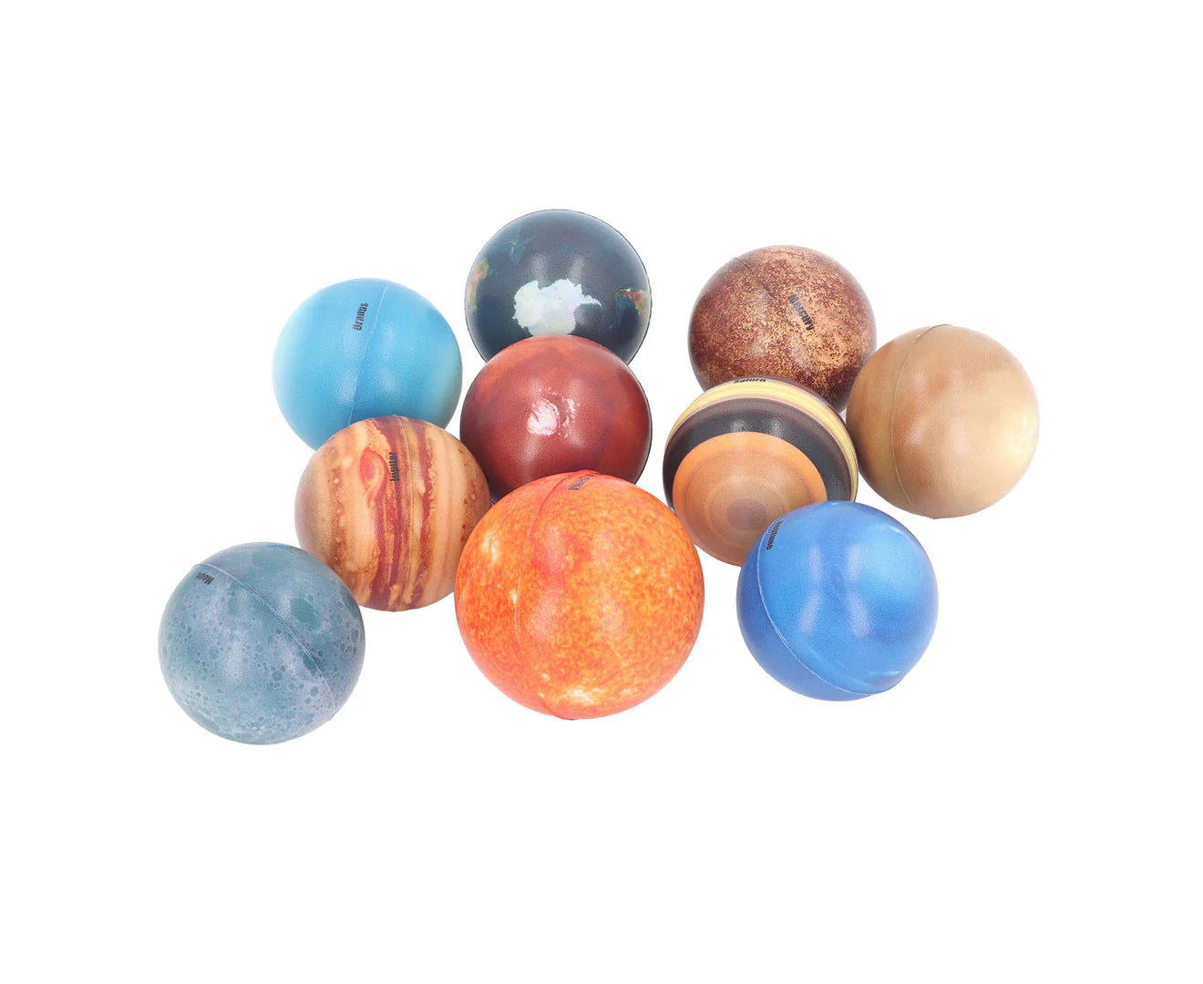 Solar System Galaxy Squishy Planets Set of 10 Balls