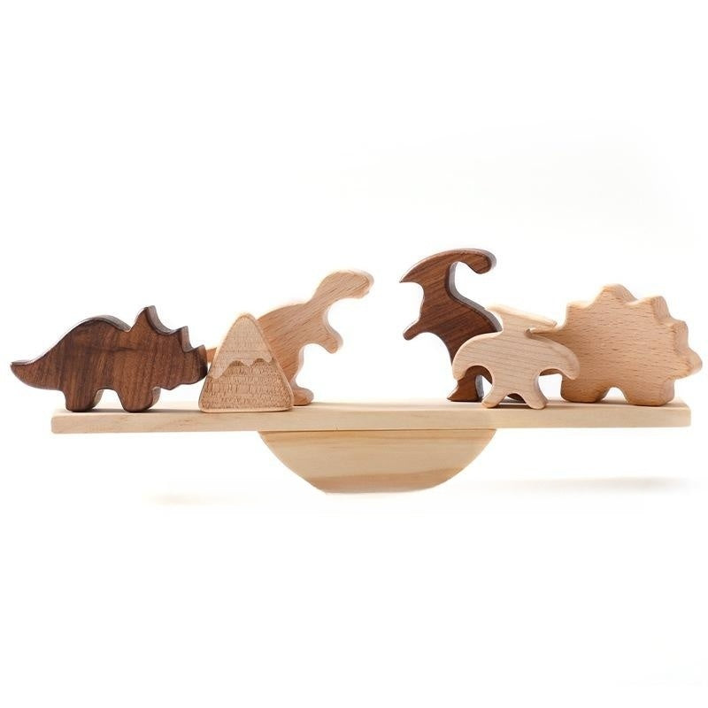 Wooden Forest Animal Balance Seesaw