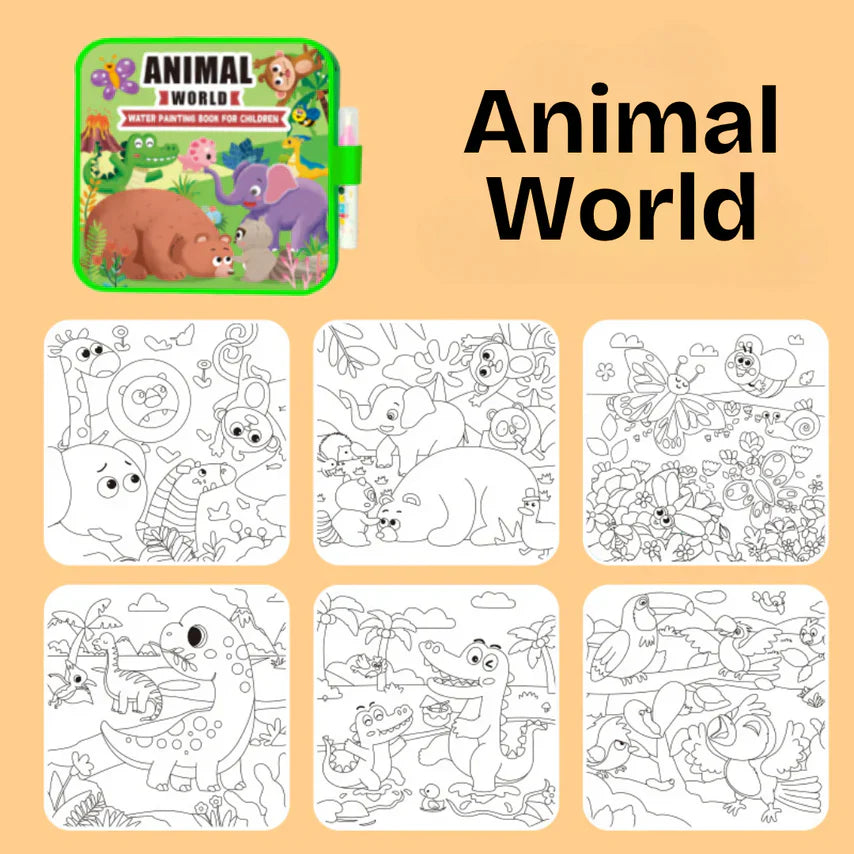 Montessori Water Coloring Book V2