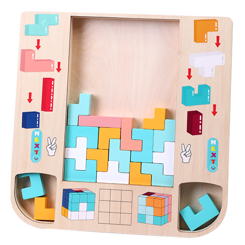 Magic Cube 2 In 1 Puzzle Board