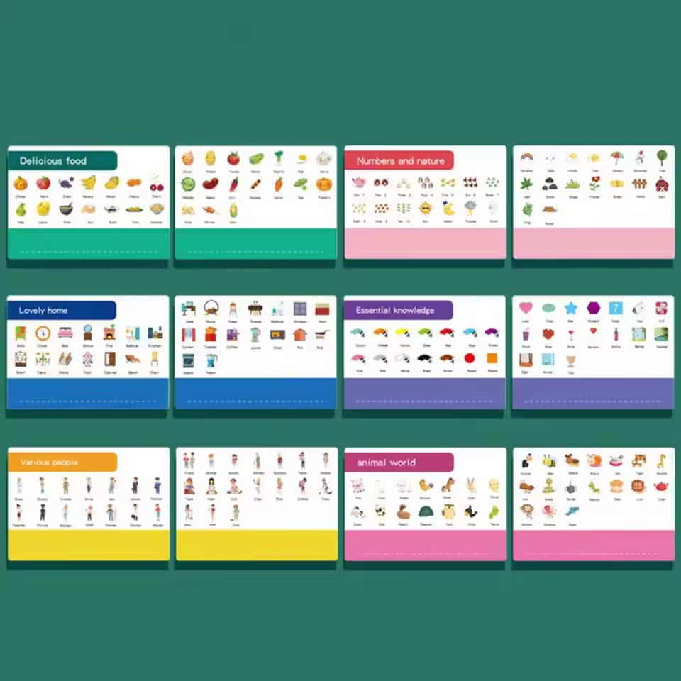 6in1 Magnetic Recognize Word Learning Kit With Marker