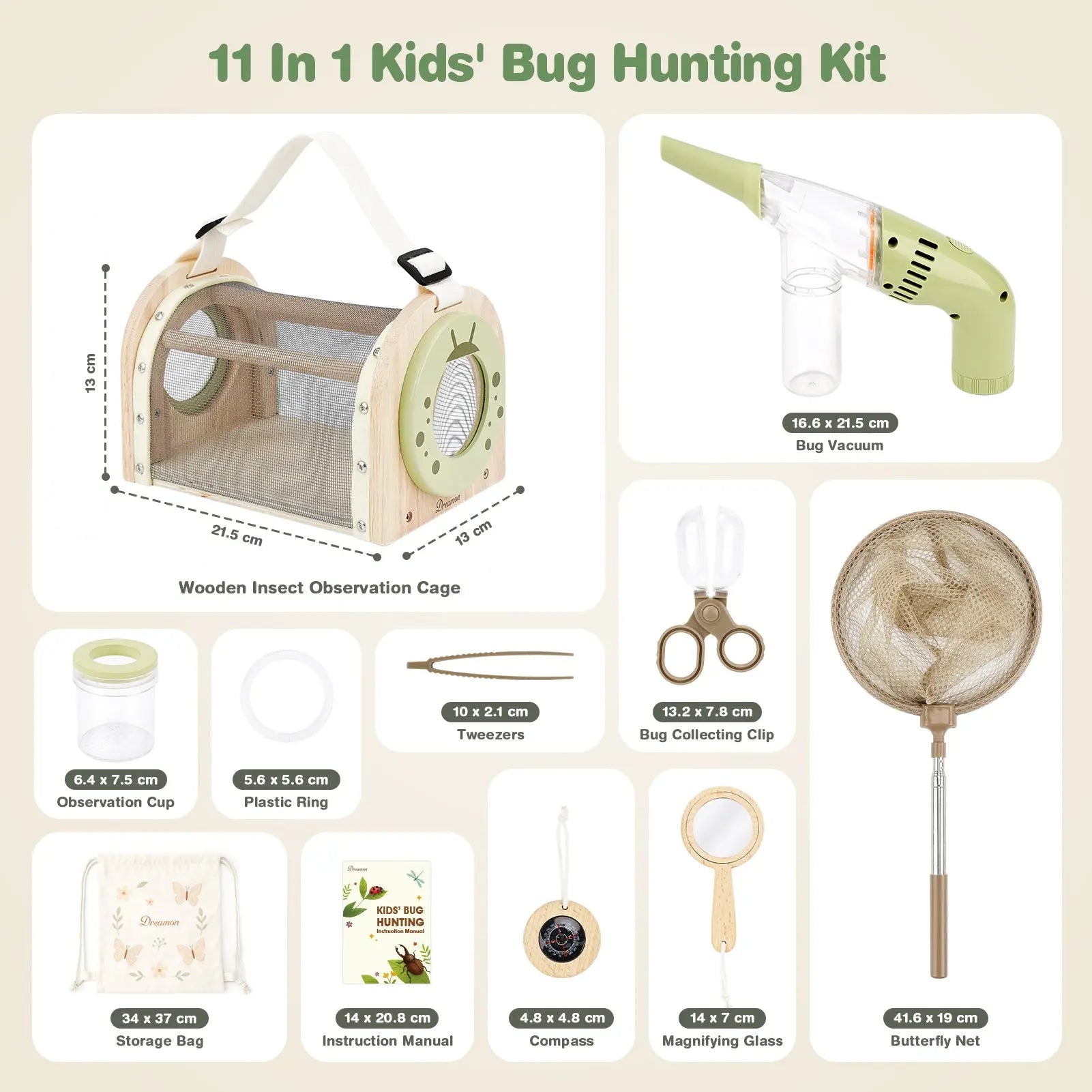 Wooden Bug Catcher Kit for Kids