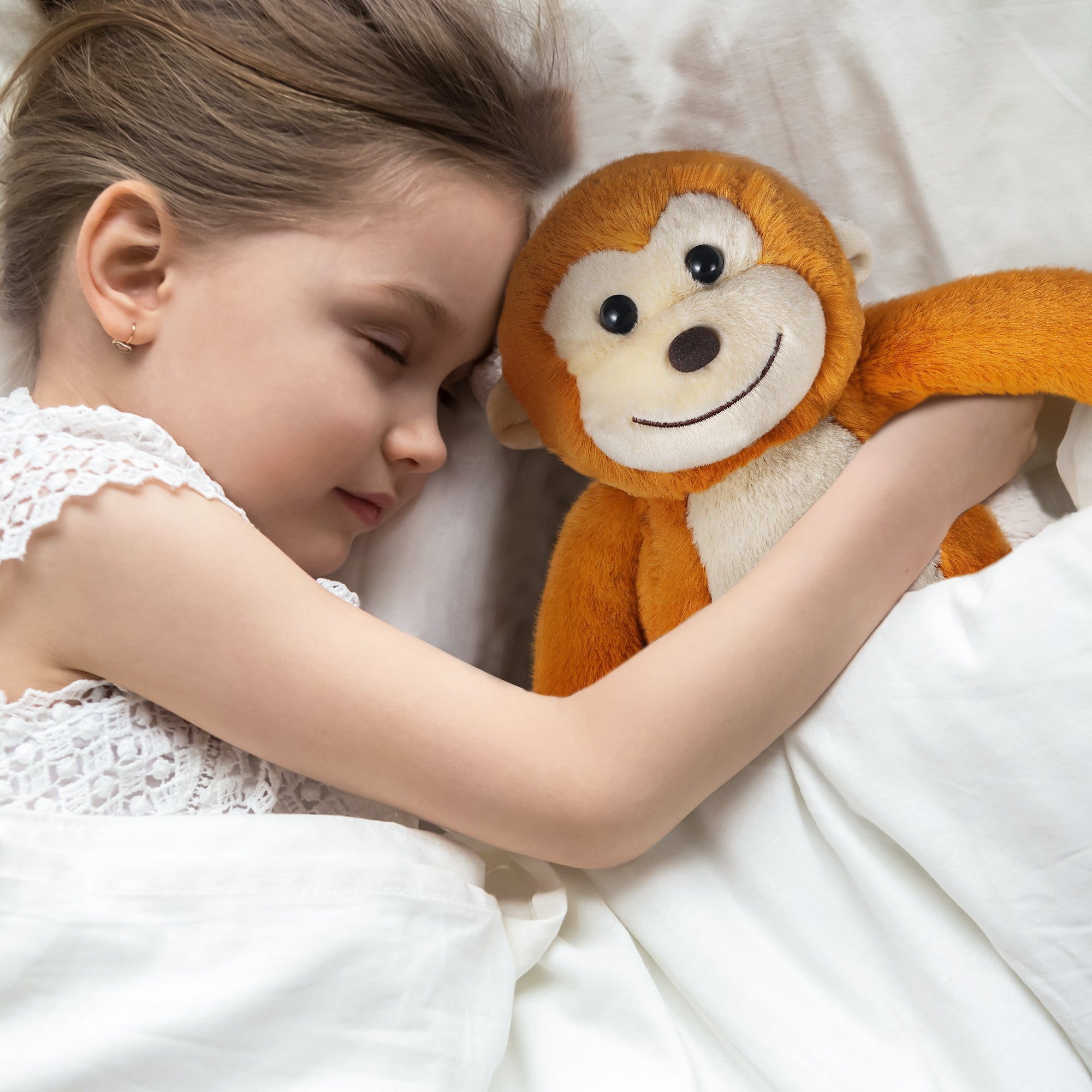 Baby Monkey Stuffed Animals, Infant Soft Hide and Seek Plush Toy, Easter Basket Gifts