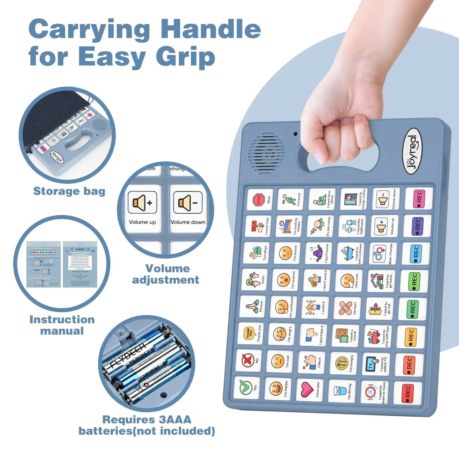 Fidtoy AAC Communication Device for Autism Support