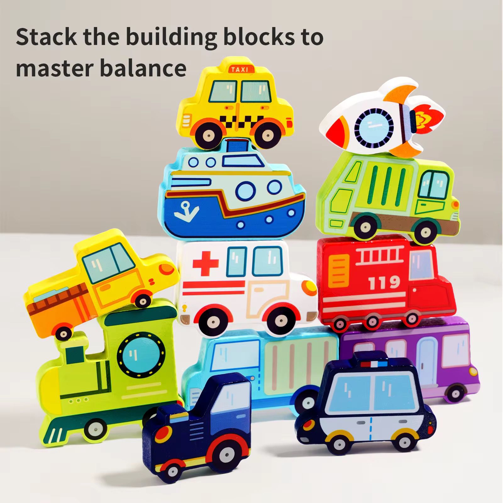 Wooden Box Puzzle | Matching and Stacking Puzzle for Toddlers