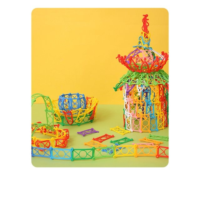 Snap N Twist Interlocking Building Blocks - 150 piece