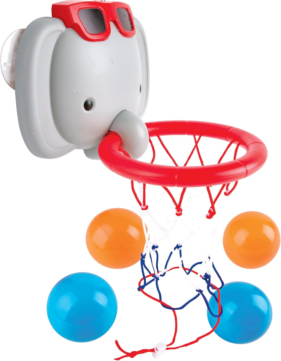 Fidtoy Bath Time Basketball Elephant Toy Toddler Water Play Set