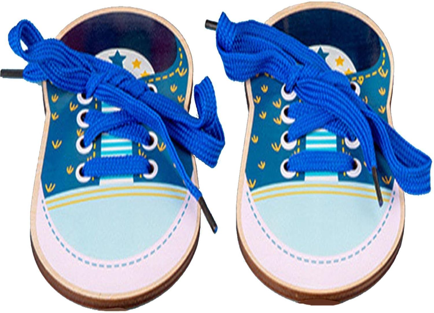 Ridecyle Lacing Shoe Toy - Kids Shoelace Threading Learning Toy,Learn to Tie Shoes Children Shoelace Threading Teaching Toy Early Educational Teaching Toy, Shoes Tying Training Toy