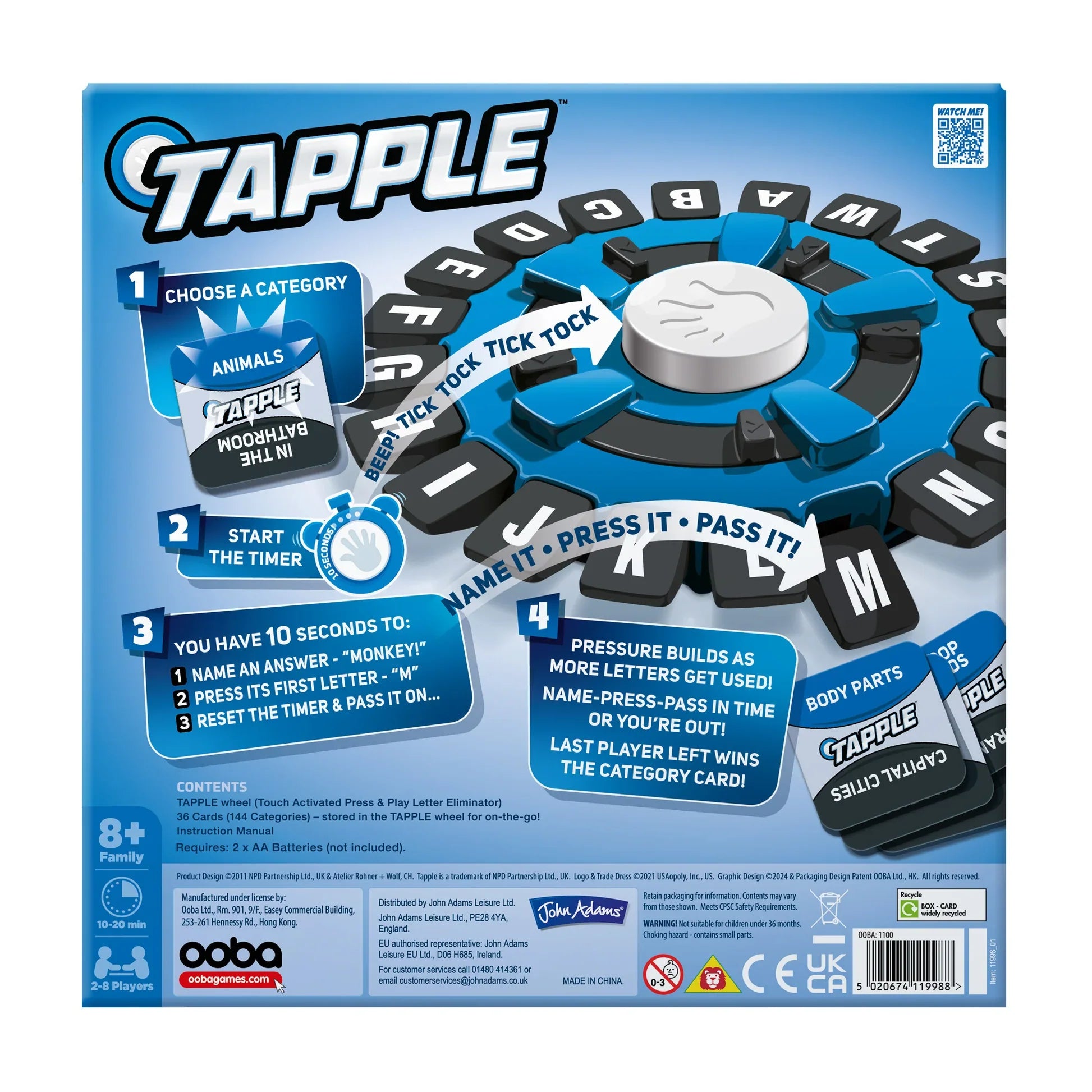 Fidtoy Tapple Game – Think Fast and Have Fun with the Whole Family