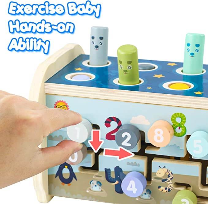 Dream Babies | 3 in 1 Montessori Wooden Educational Toy