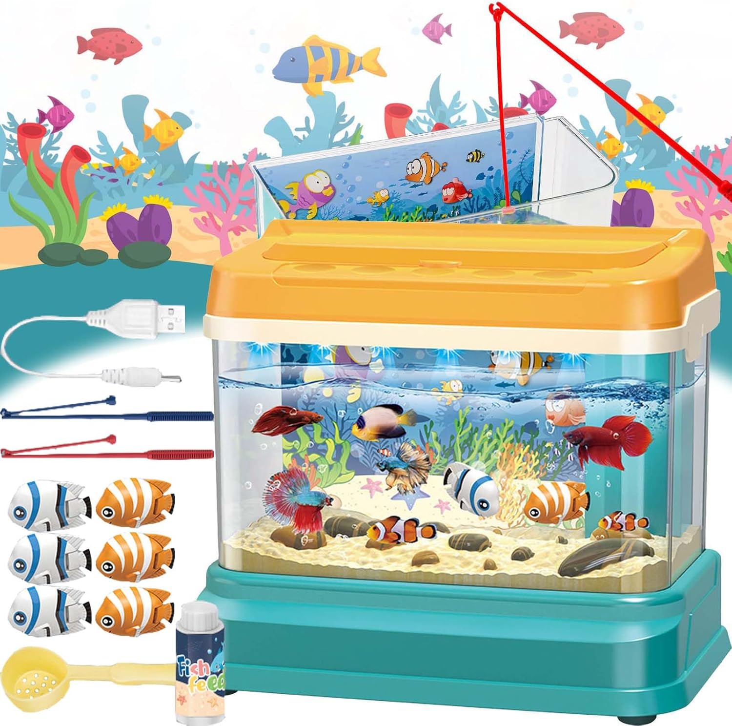 AquaFriends – Leren & Spelen – Visspel Aquarium