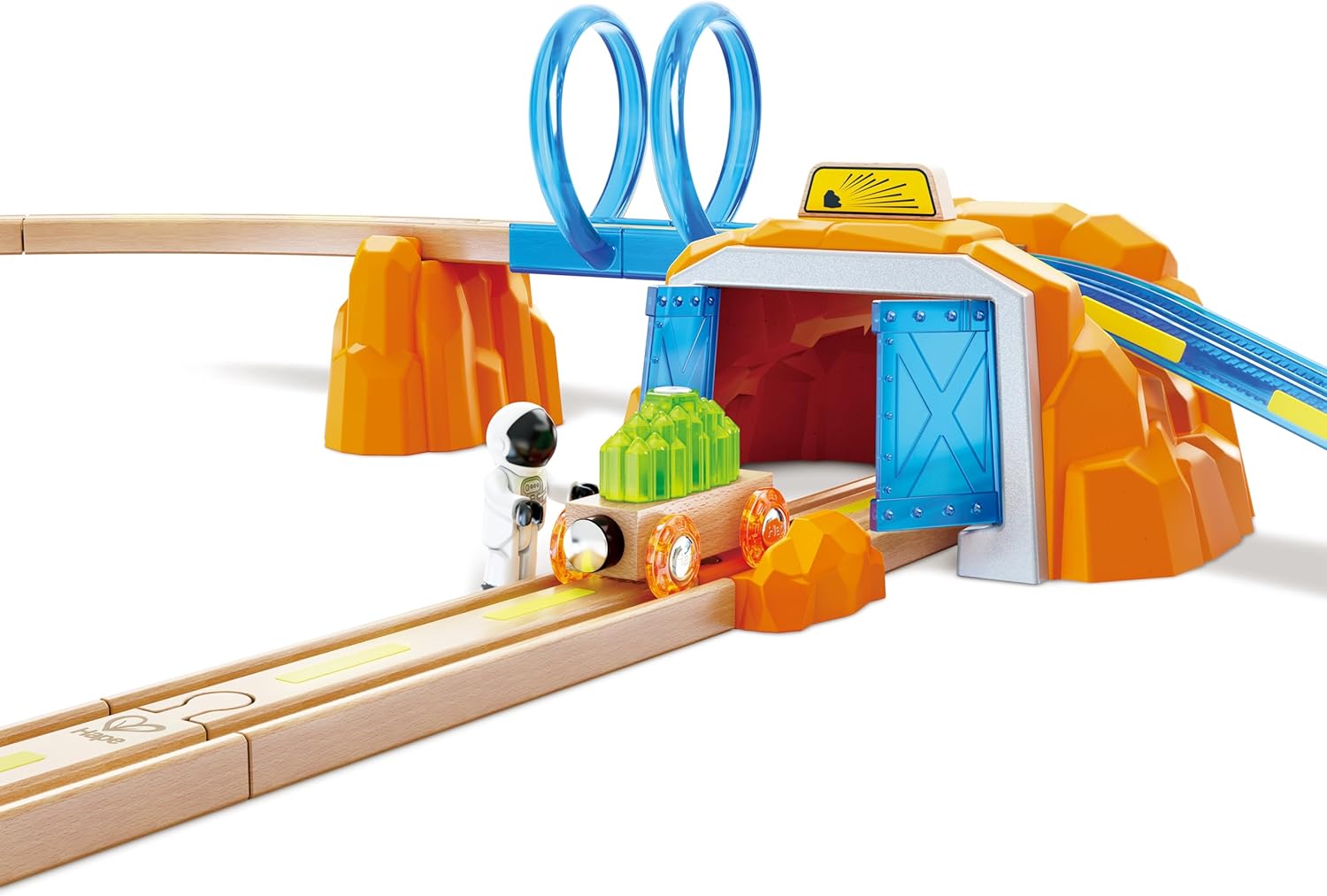 Fidtoy Space Train Set Toy Mars Railway Exploration Playset