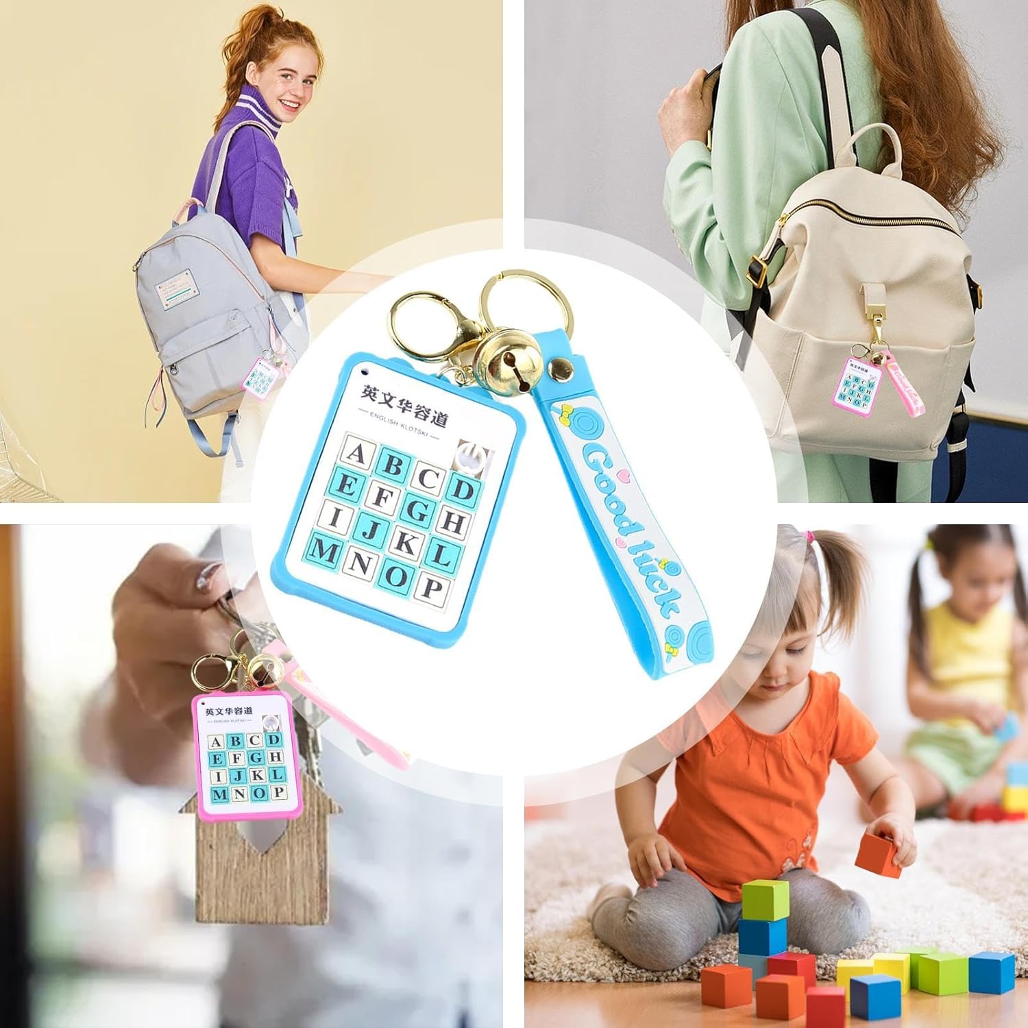 Slayt Bulmaca Oyunu,Sayı Anahtarlık Kolye Bulmaca Anahtarlık | Zeka Oyunları Oyuncak Asılı Anahtarlık Süslemeleri, Anahtarlık Aksesuarları Hediye Tangram Yapboz Zeka Bulmaca