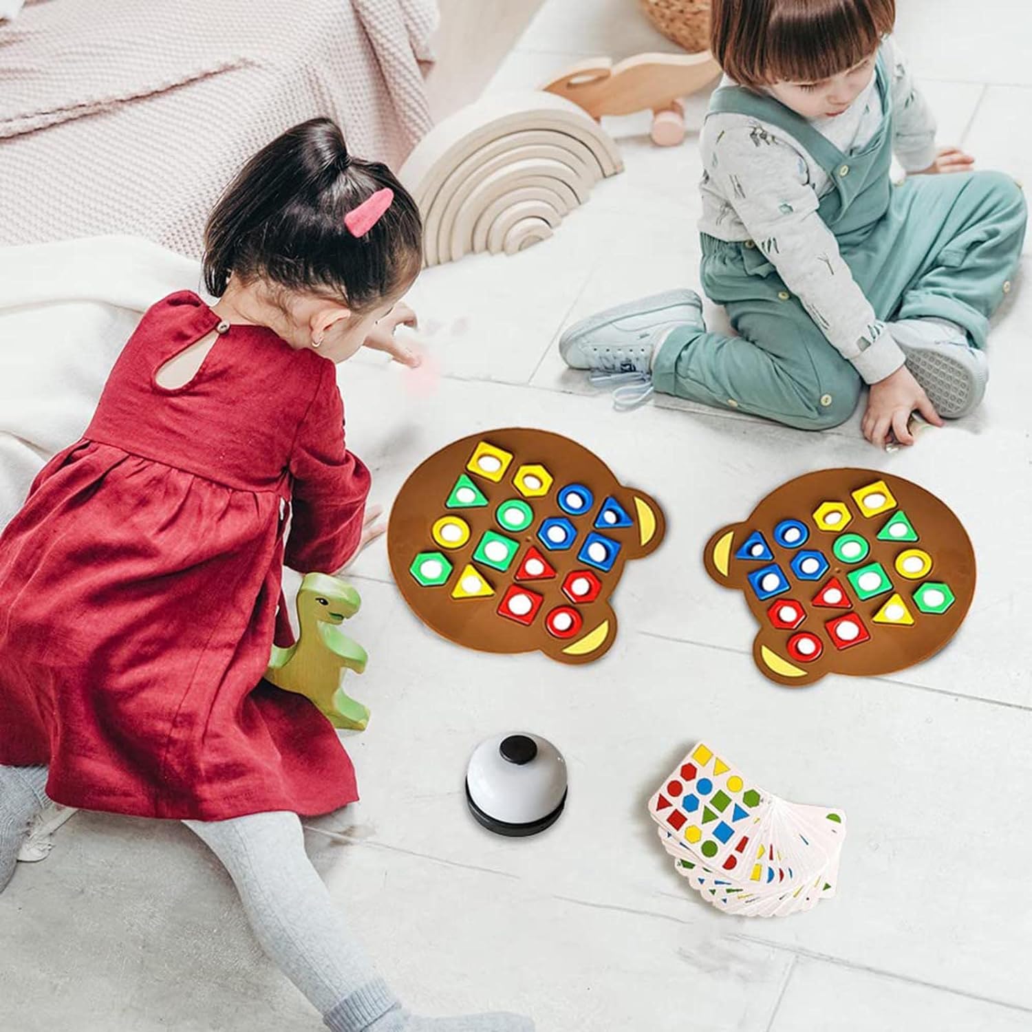 Geometric Shapes and Colors Matching Game