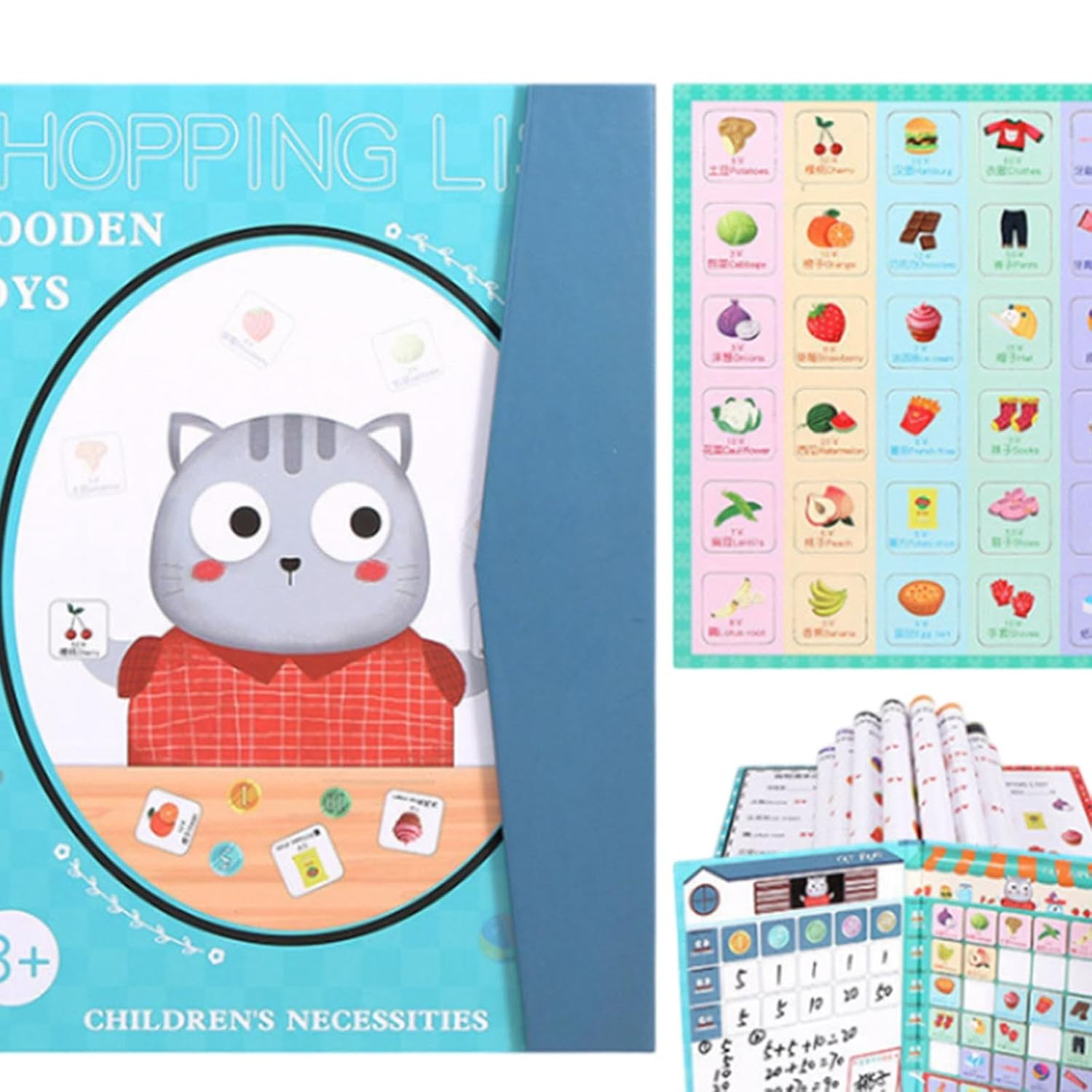 ATORSE Toddler Educational Toys Pen Control Practice Toy for Kids Ages 3+ Gift Style H