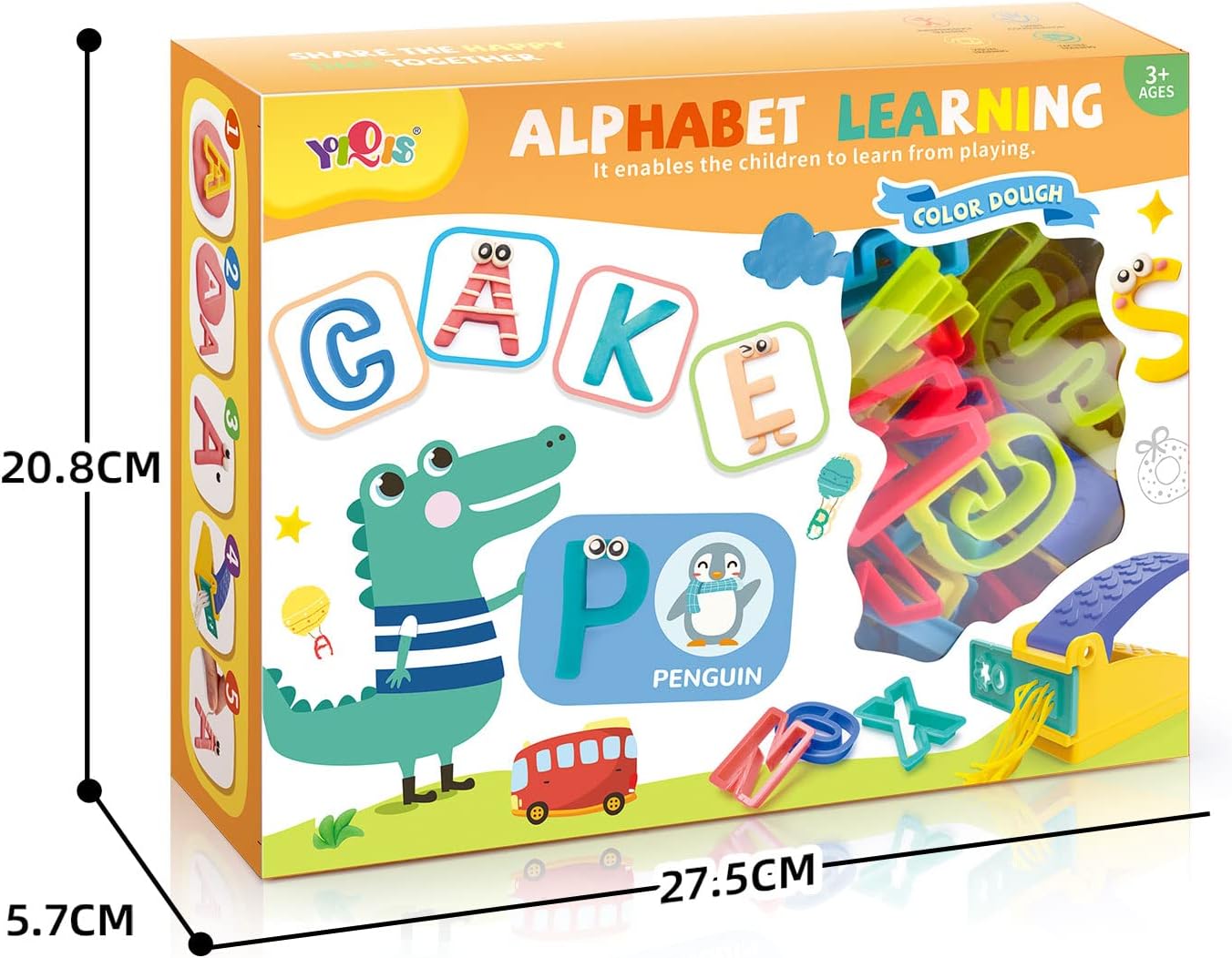 Kit de Masa Blanda para Aprender el Alfabeto - 23B