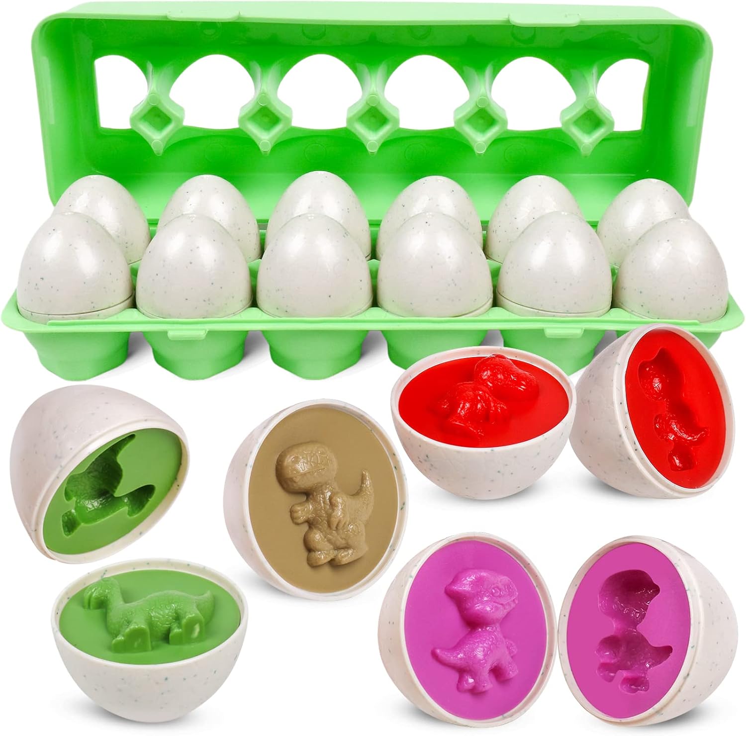 Huevos Montessori de juguete