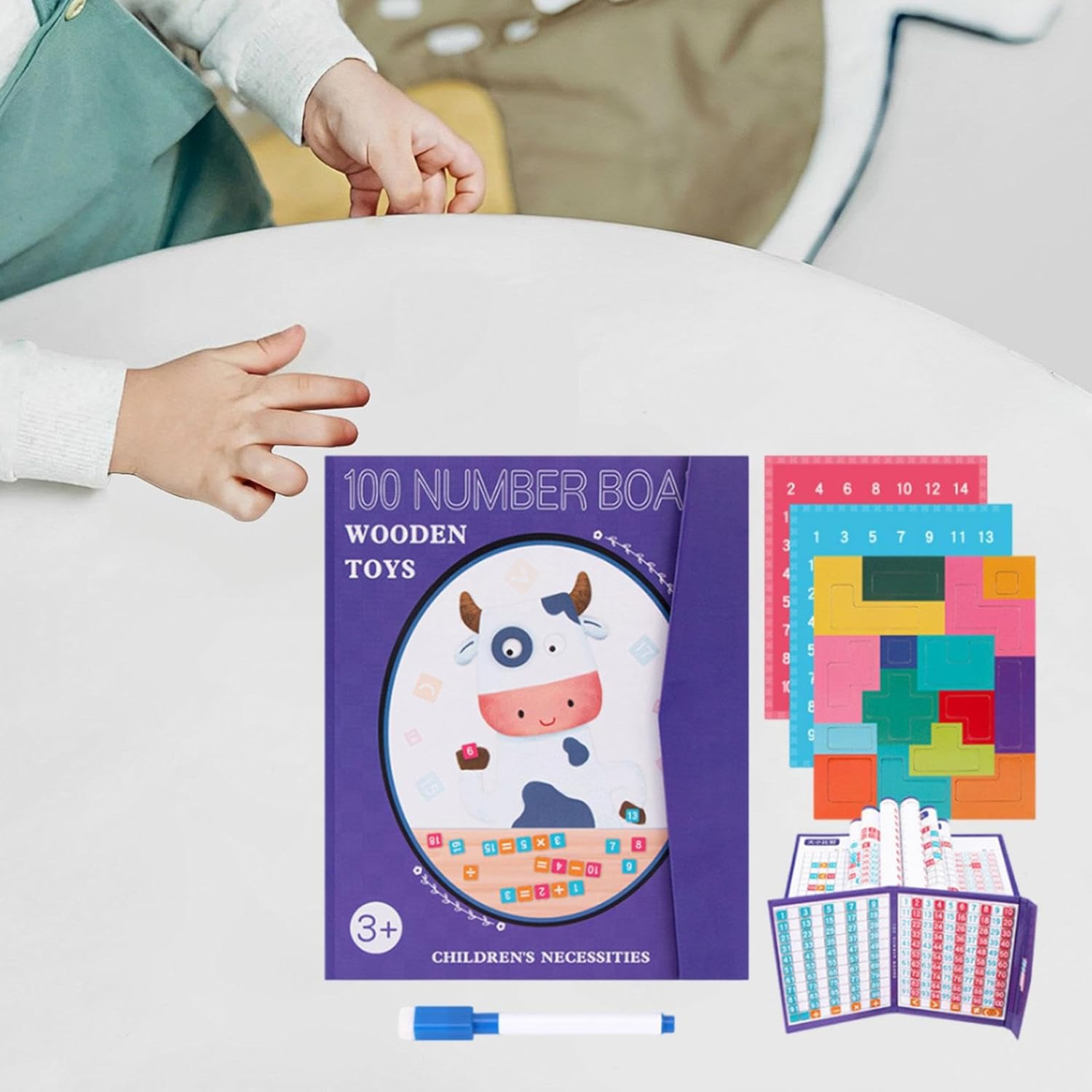 ATORSE Toddler Educational Toys Pen Control Practice Toy for Kids Ages 3+ Gift Style P