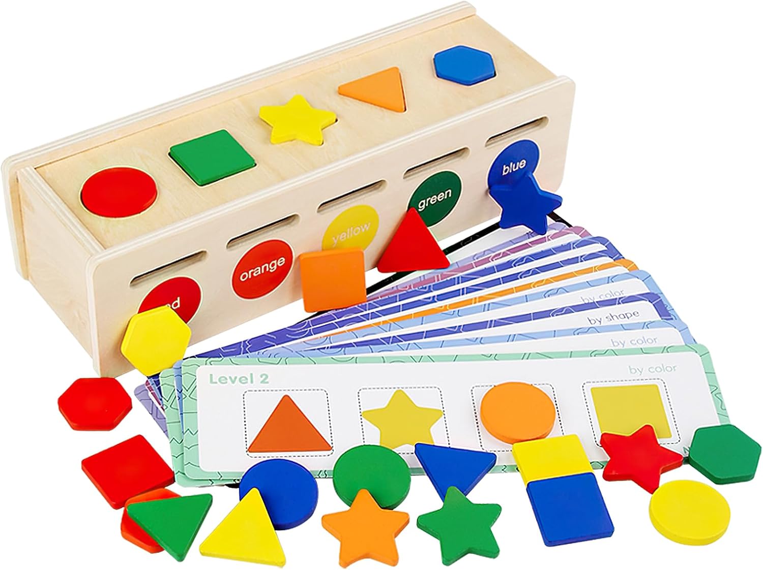 Wooden Color & Shape Sorting – A Fun and Educational Toys