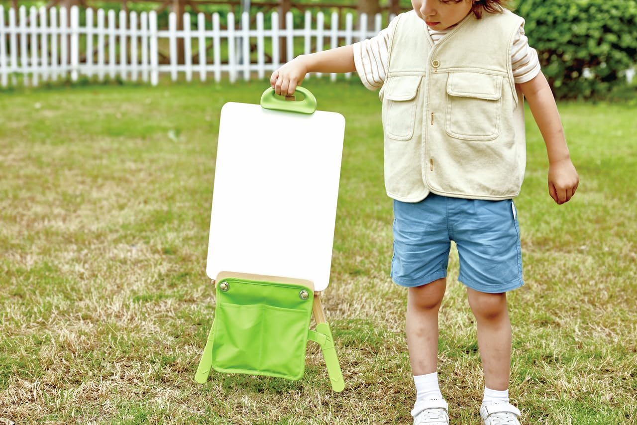 Fidtoy Set de Caballete de Bambú para Niños, Soporte de Dibujo Portátil
