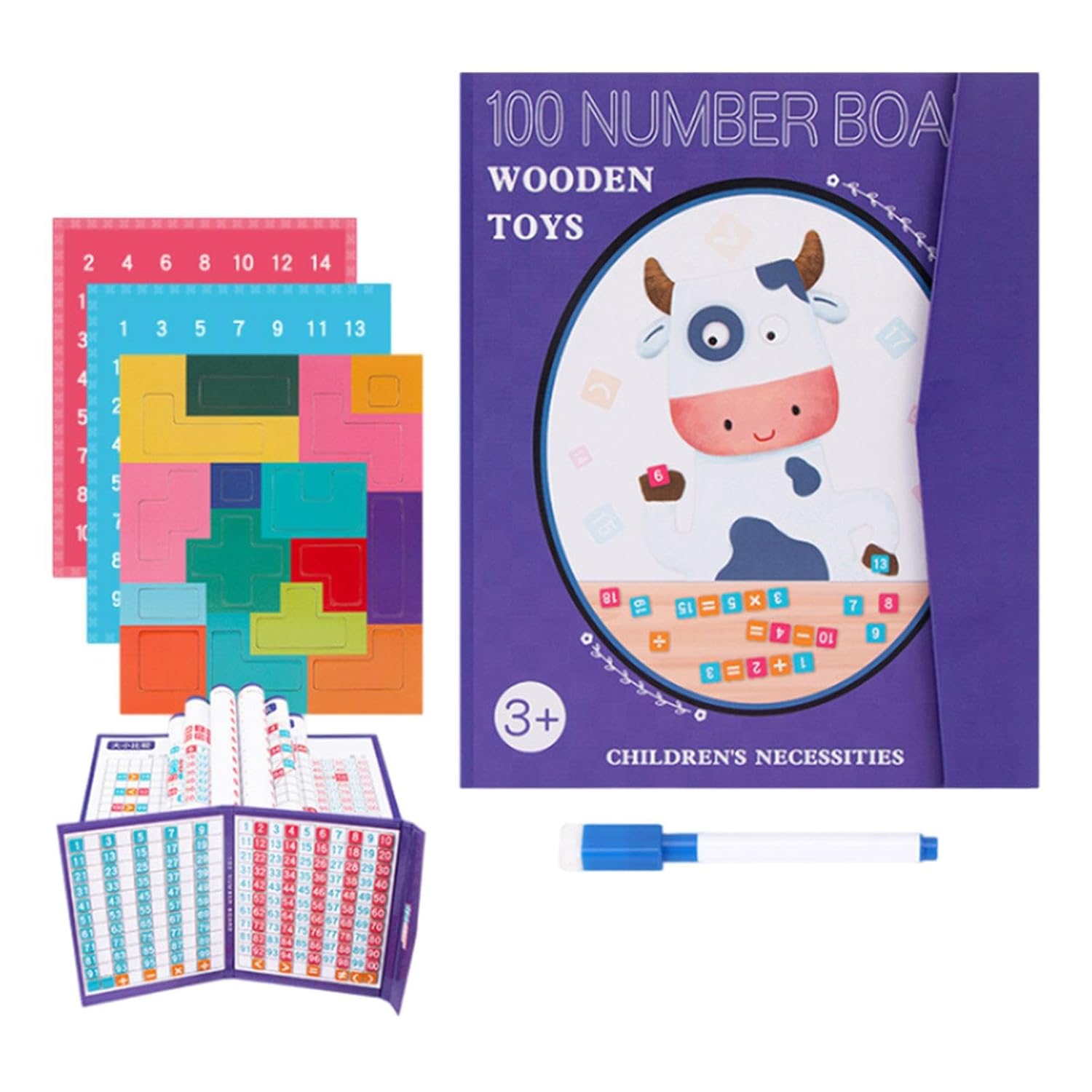 ATORSE Toddler Educational Toys Pen Control Practice Toy for Kids Ages 3+ Gift Style P