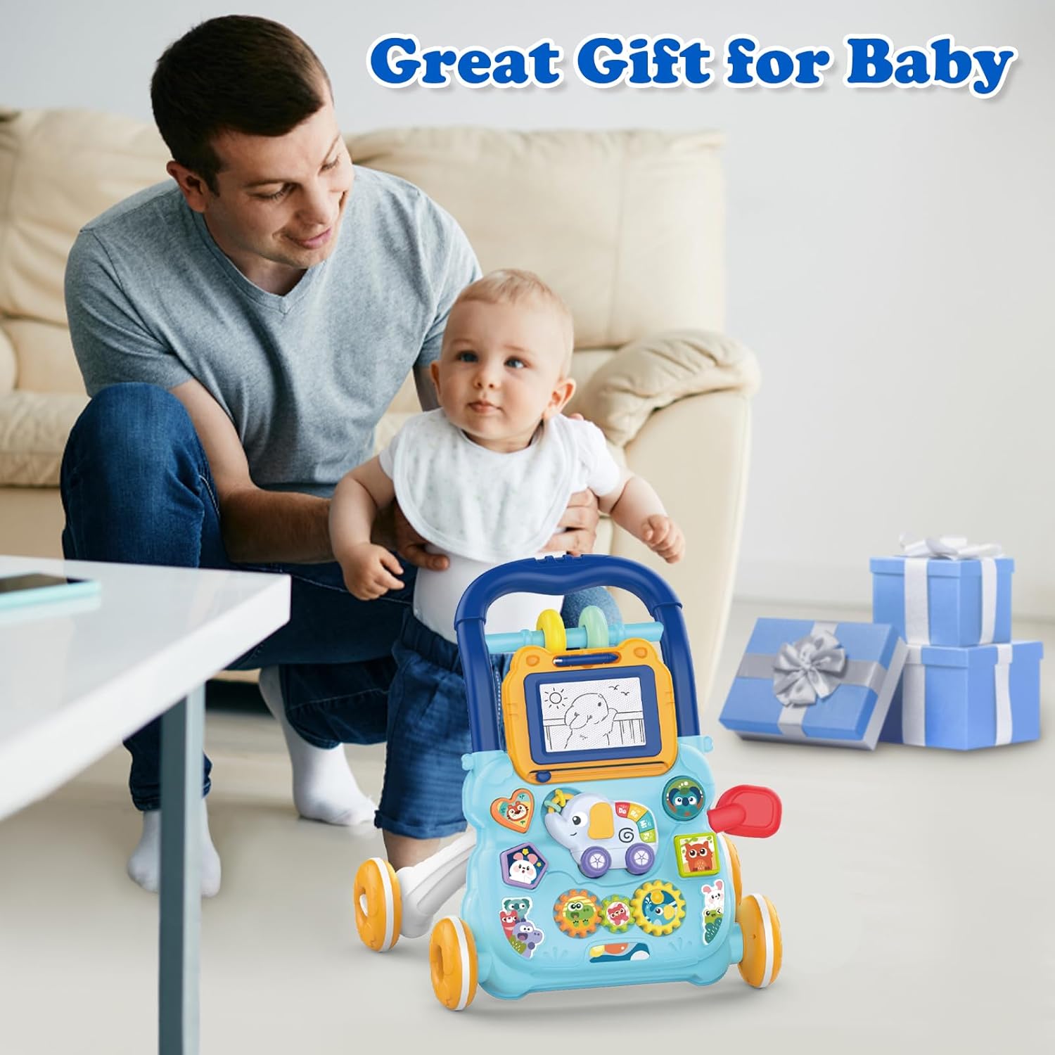 Fidtoy Talking Multi-Activity Baby Walker – Educational & Interactive Toddler Walker