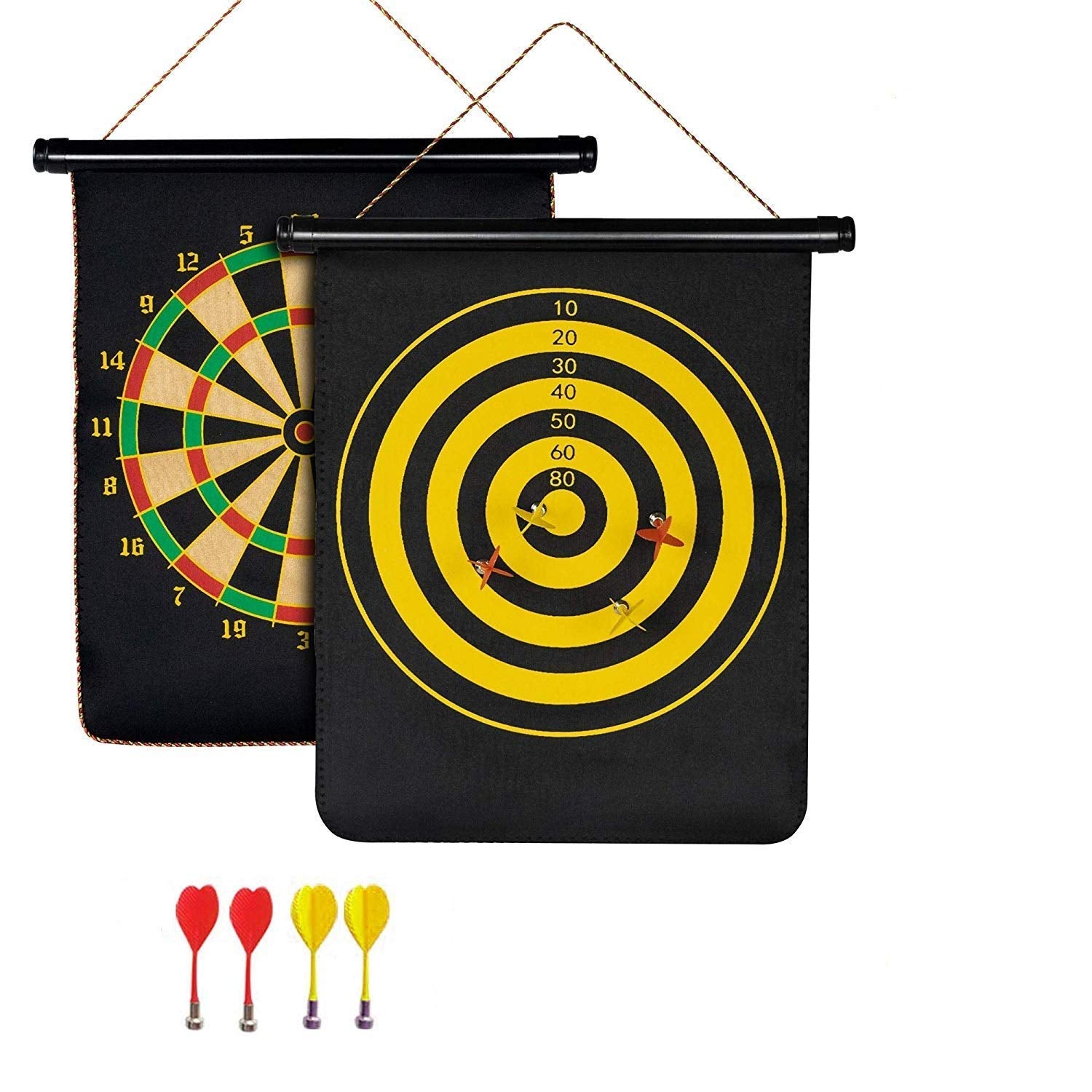 Fidtoy Magnetic Dart Board Set for Kids and Family Play
