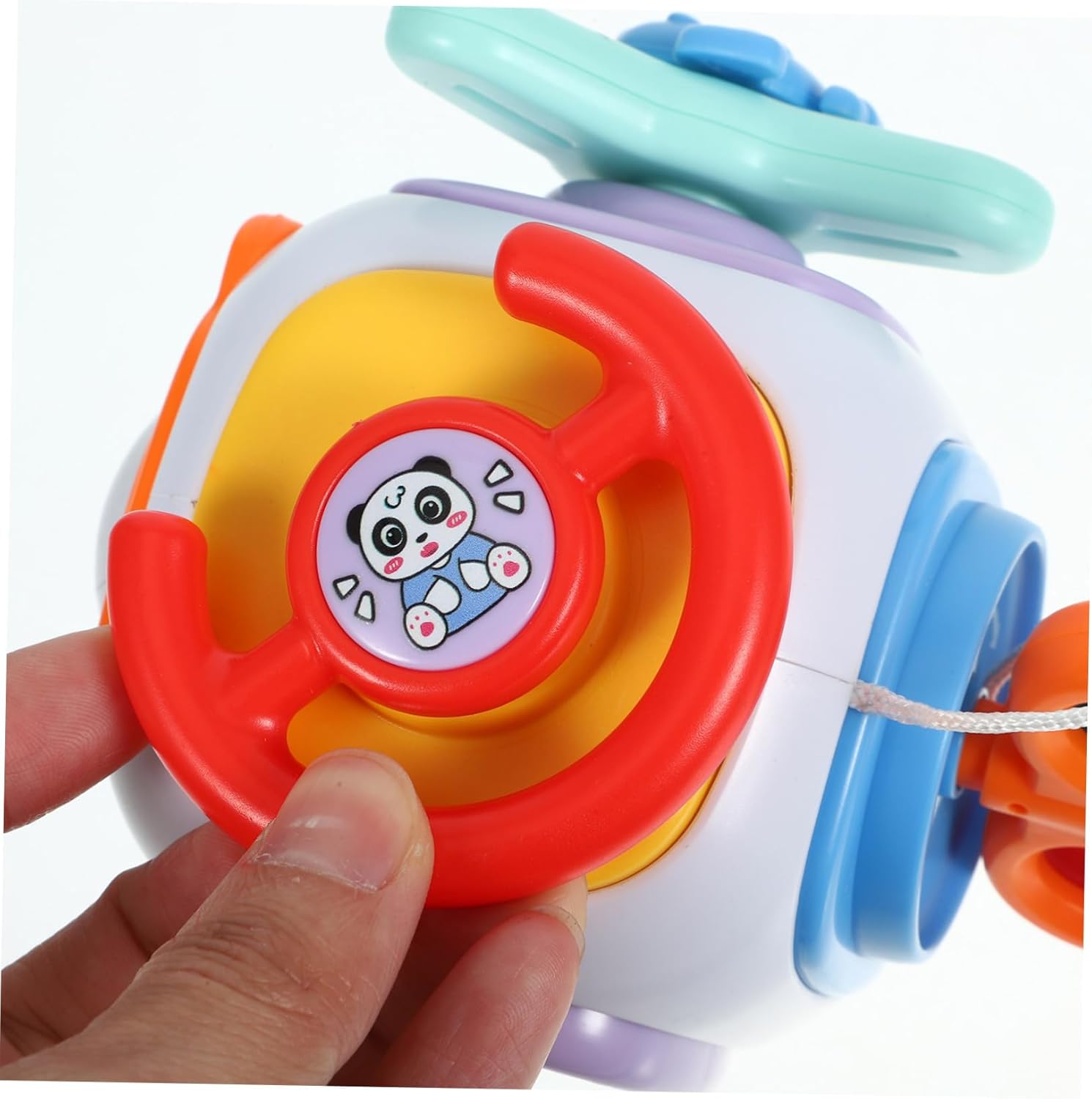 HANABASS Cubo de Actividades para Niños Pequeños Juguete Montessori Educativo Juguete de Viaje Sensory Play Aprendizaje para 1