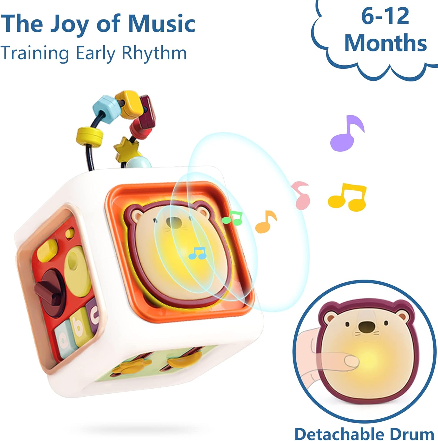 Fidtoy 6 in 1 Activity Cube for Babies and Toddlers