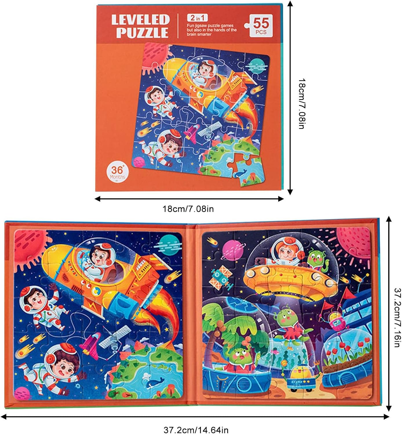 Magnetic Puzzle Travel, Magnetic Jigsaw Puzzle Travel Toy Car, Travel Games and Travel Toys for Boys and Girls 3-6 Years Old