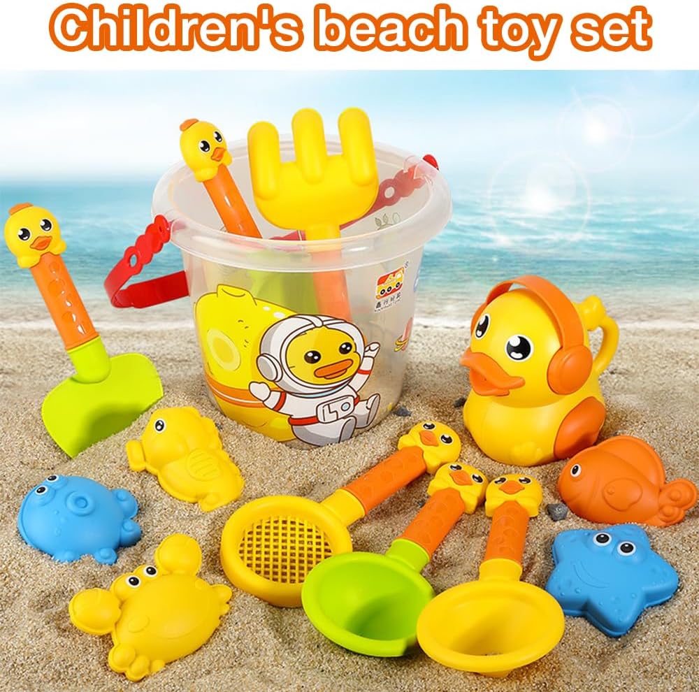 Fidtoy Beach Toys Kit - Water Sand Game for Kids Outdoor Play & Montessori Learning