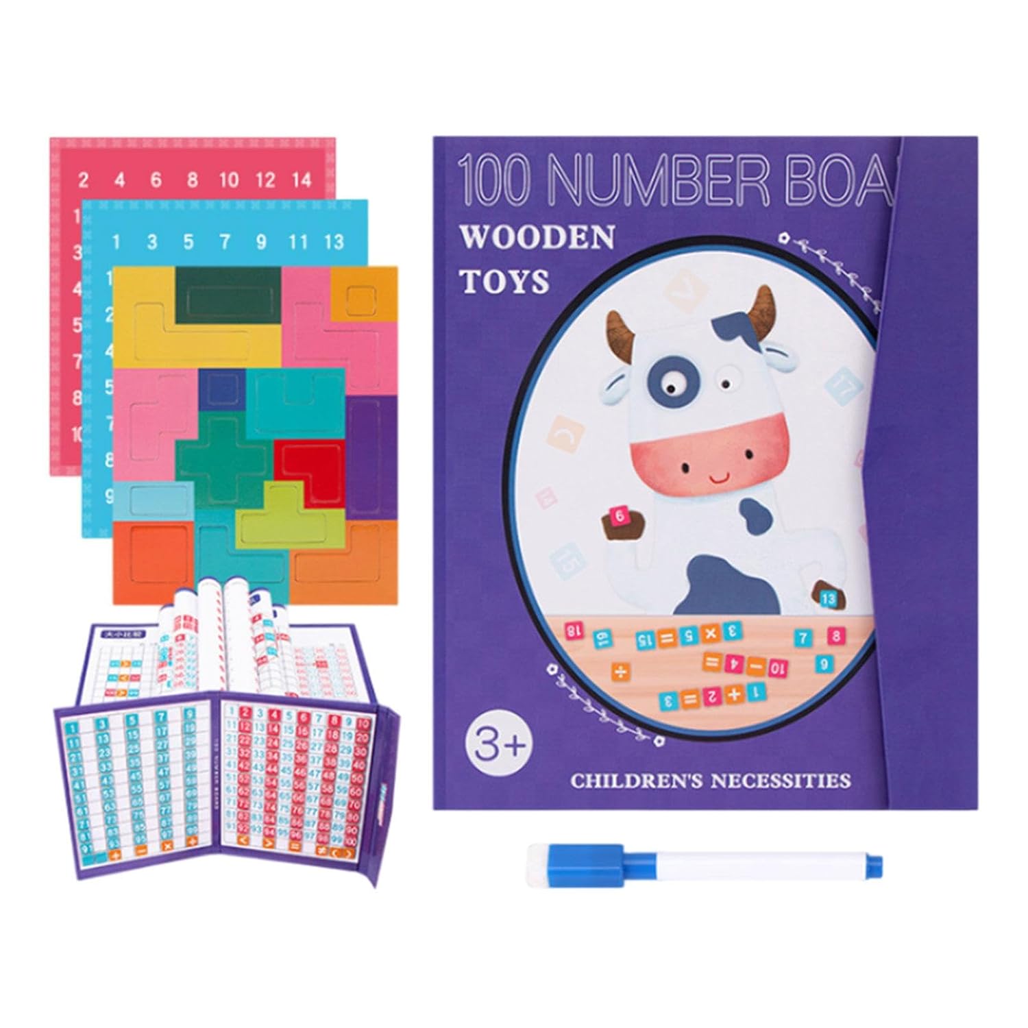 ATORSE Toddler Educational Toys Pen Control Practice Toy for Kids Ages 3+ Gift Style P