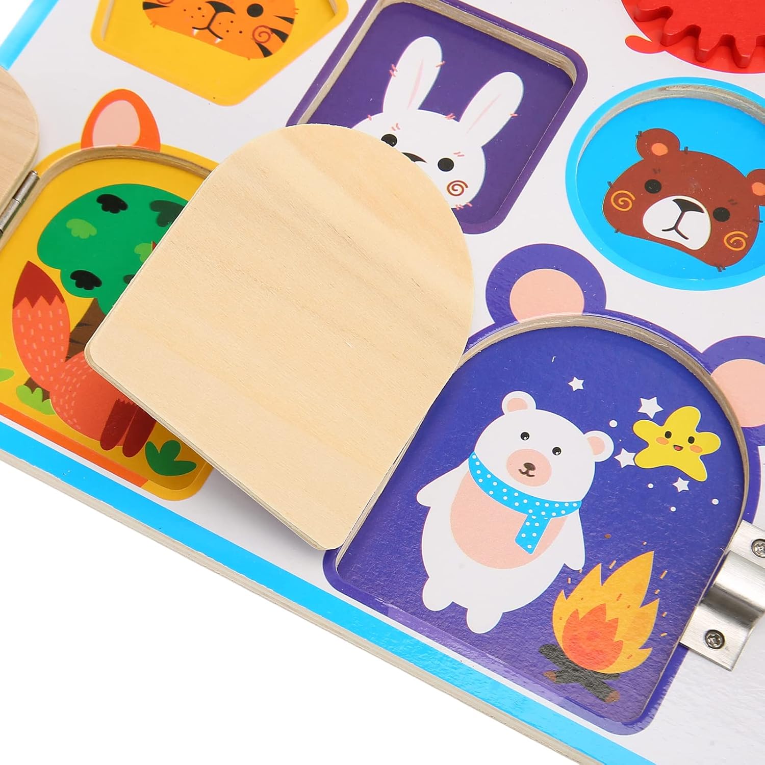 Horoper Fidget Blanket for Dementia, Seniors Fidget Board Stress Relieve Improve Coordination Calming Comforting Dementia Sensory Activities