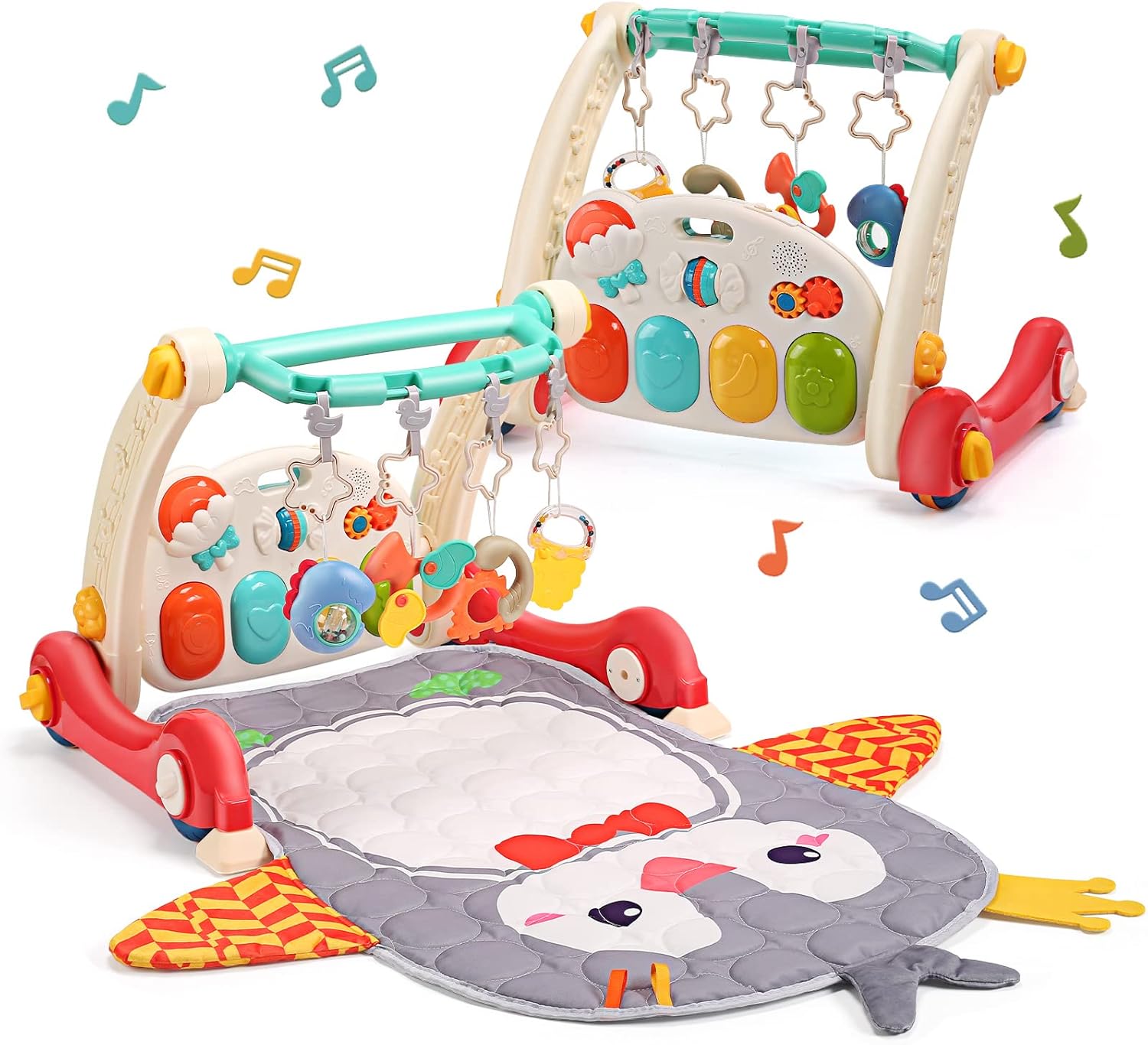 Fidtoy Baby Gym Play Mat and Learning Walker